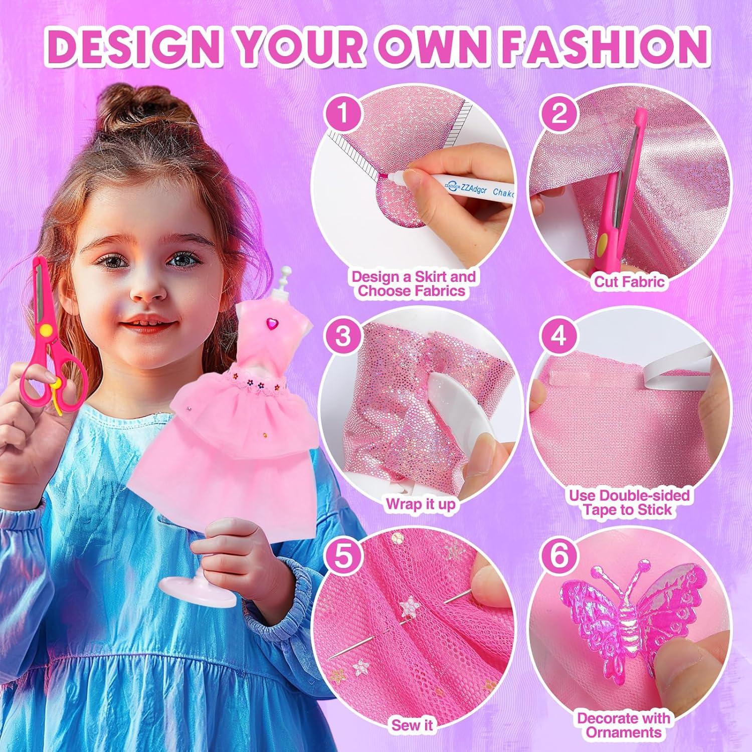 Kit de Diseñadora de Moda Sunrad 1000 Piezas para Niñas