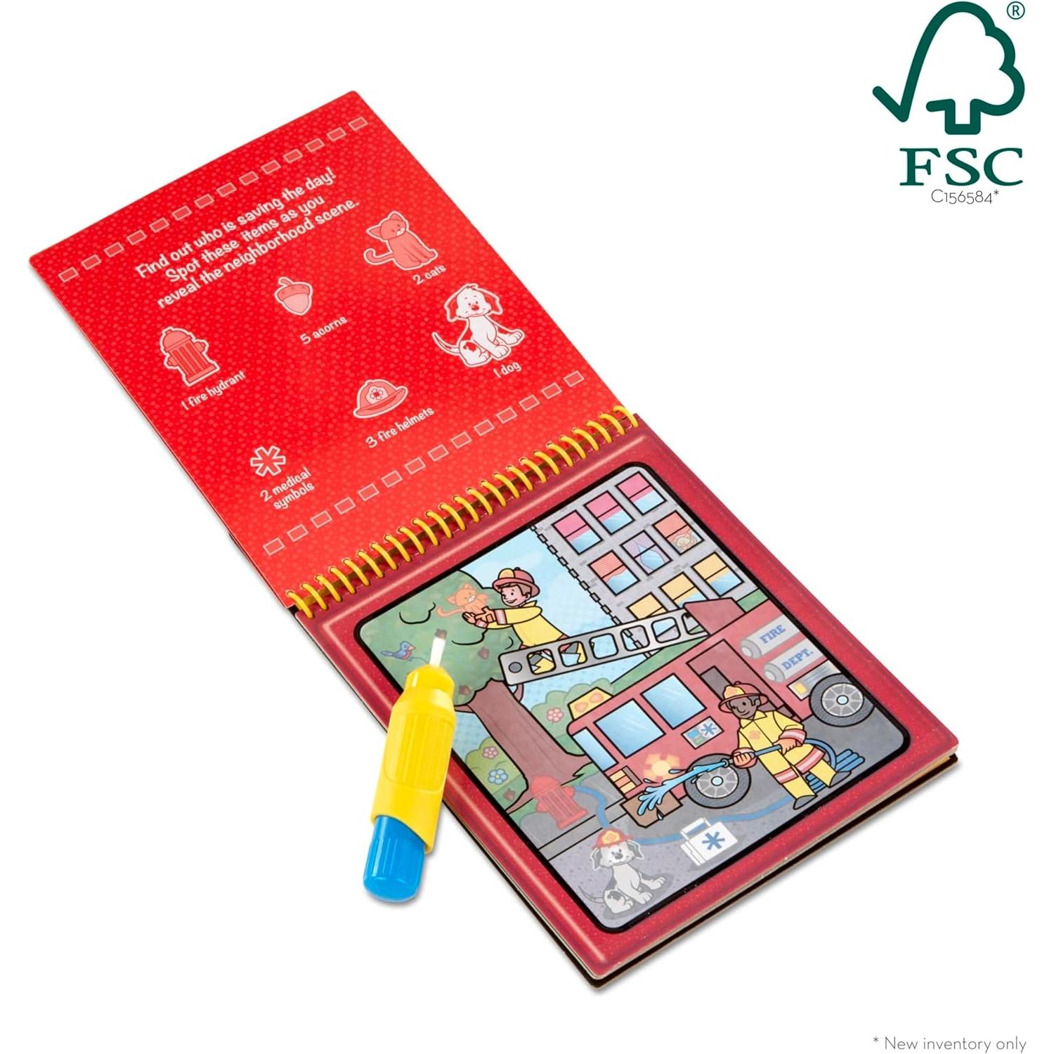 Melissa & Doug Libro de Actividades Vehículos con Agua WOW