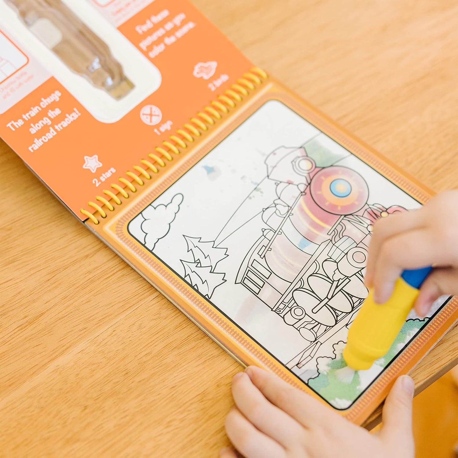 Melissa & Doug Libro de Actividades Vehículos con Agua WOW