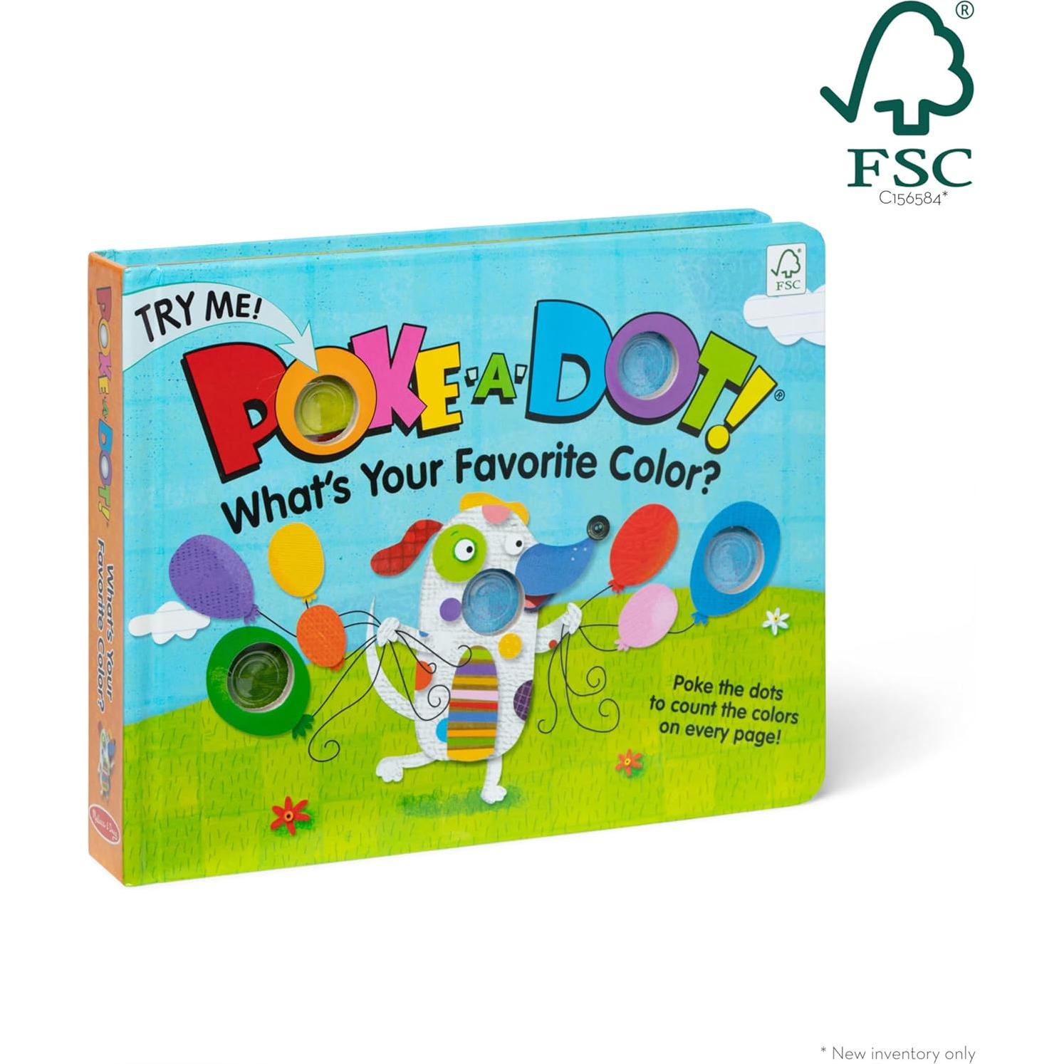 Libro Infantil Melissa & Doug Poke-a-Dot Colores 20 Páginas