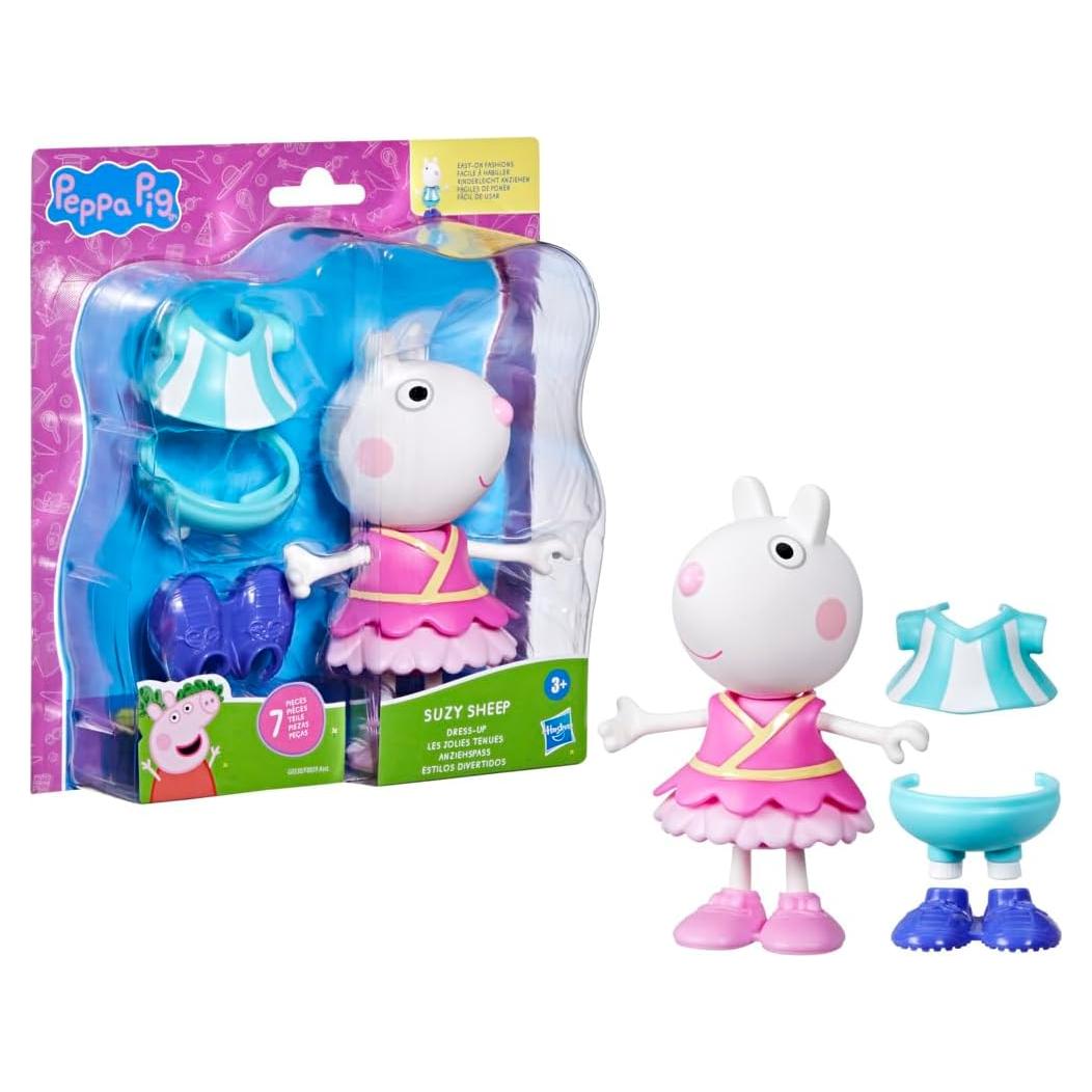 Muñeca Suzy Sheep de Peppa Pig con 6 accesorios 15 cm