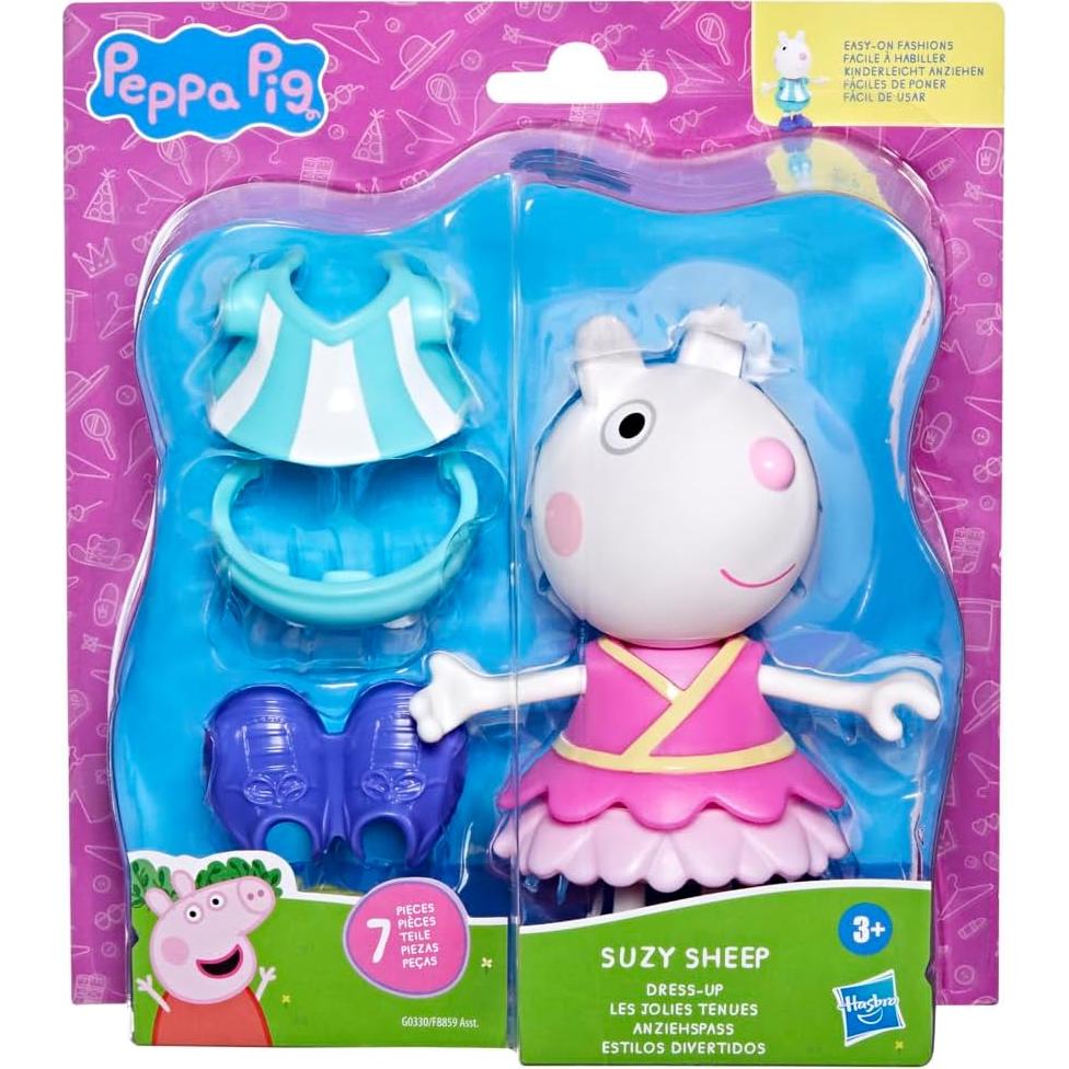 Muñeca Suzy Sheep de Peppa Pig con 6 accesorios 15 cm
