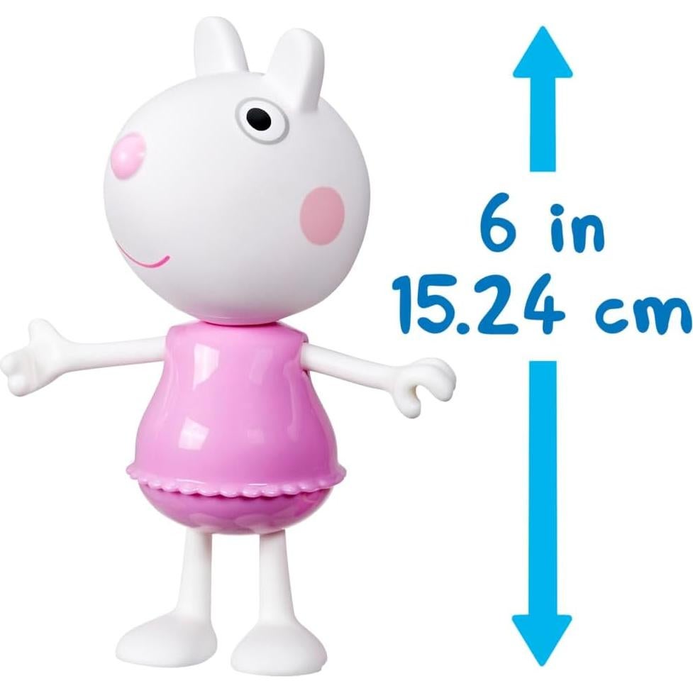 Muñeca Suzy Sheep de Peppa Pig con 6 accesorios 15 cm