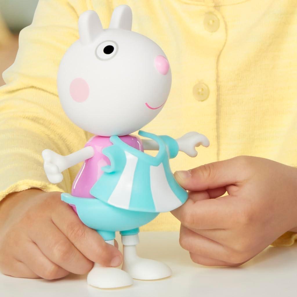 Muñeca Suzy Sheep de Peppa Pig con 6 accesorios 15 cm