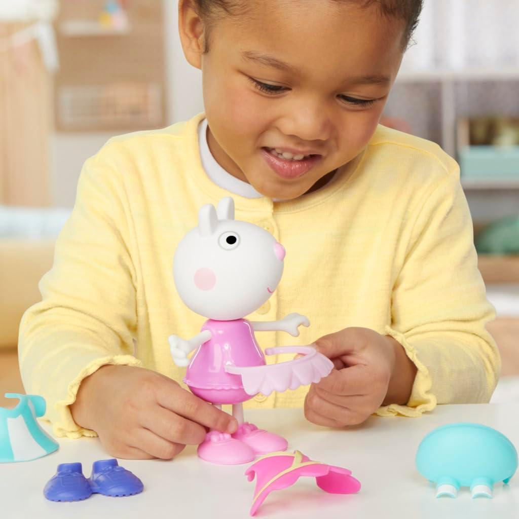 Muñeca Suzy Sheep de Peppa Pig con 6 accesorios 15 cm