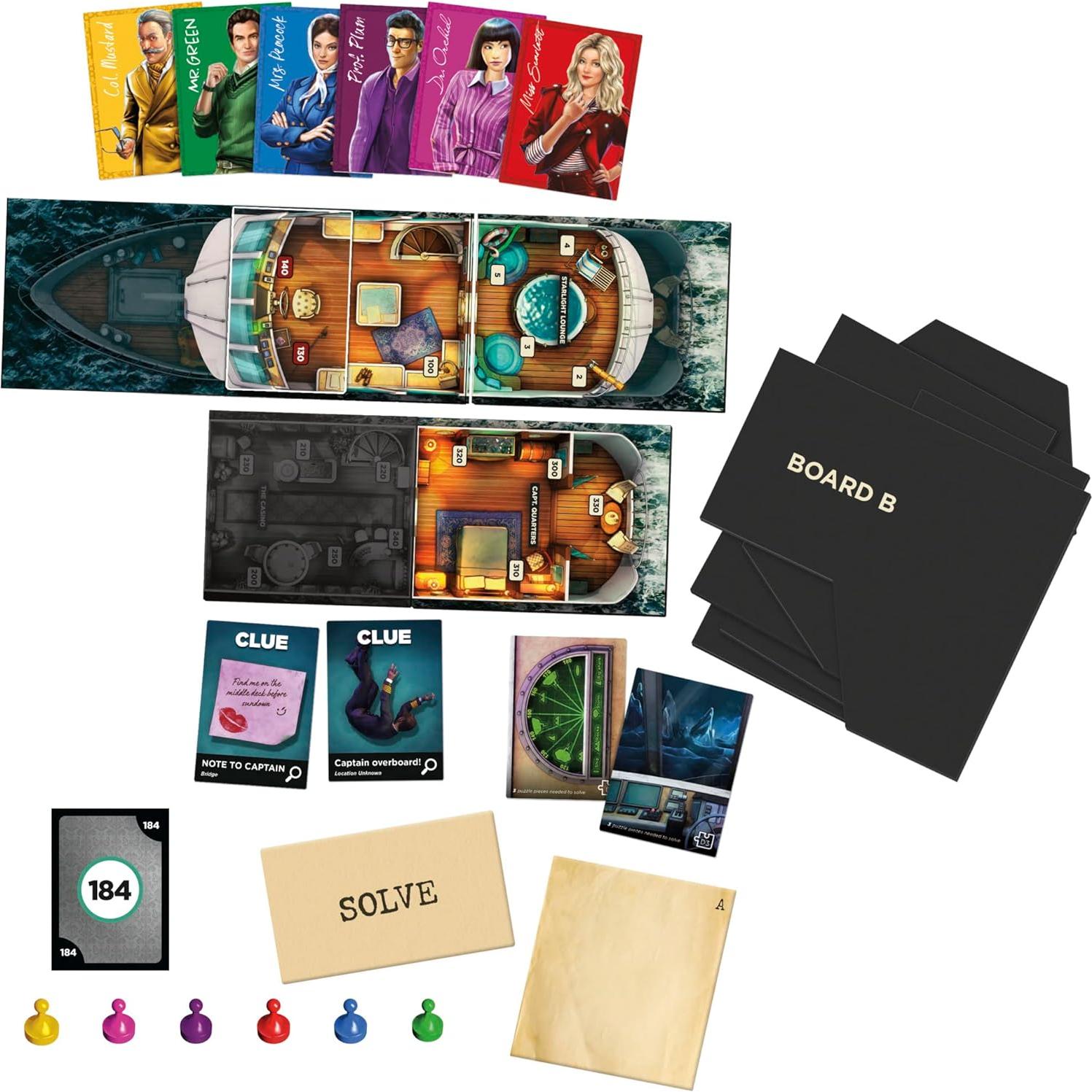 Juego de Mesa Clue Hasbro Sabotaje en los Mares Altos