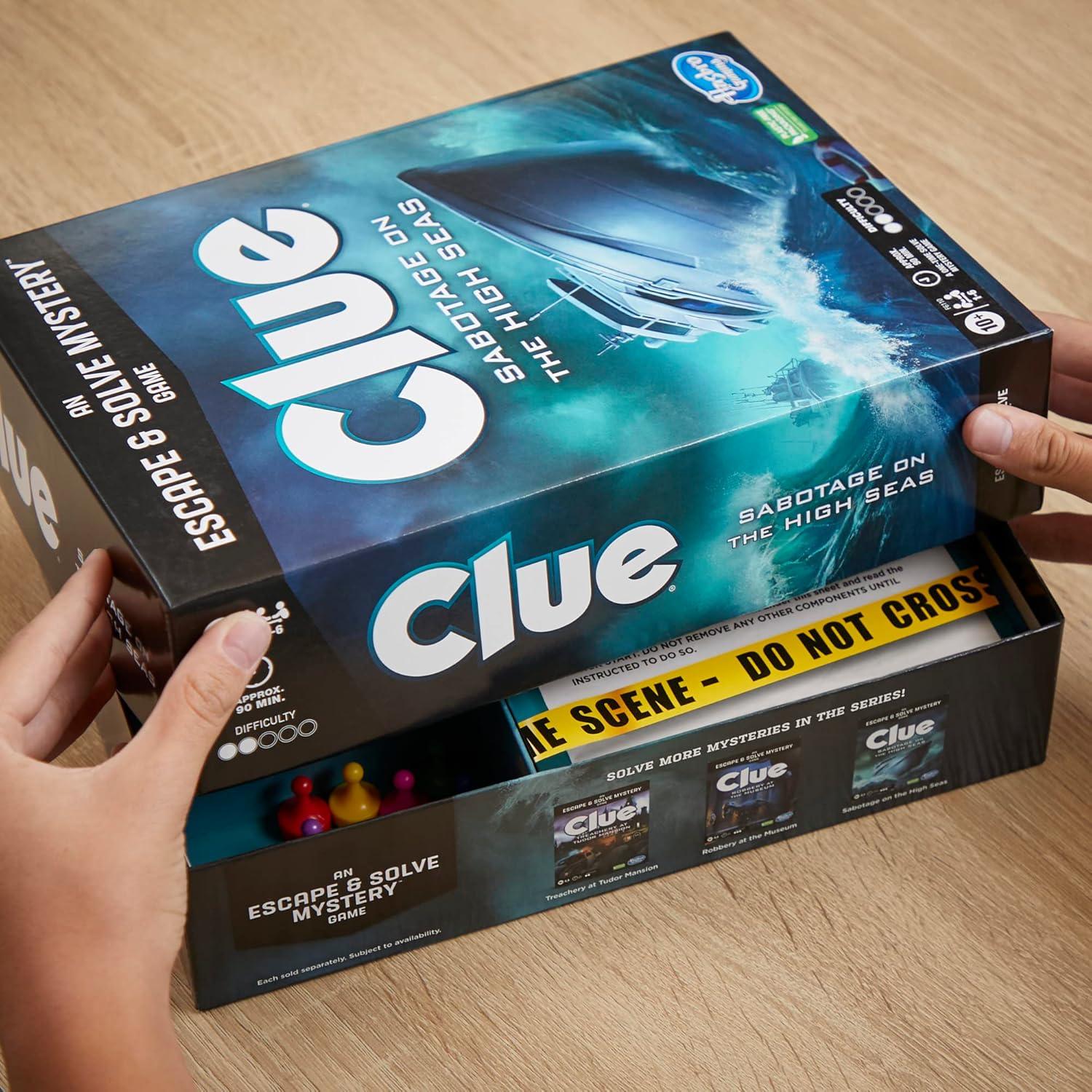Juego de Mesa Clue Hasbro Sabotaje en los Mares Altos