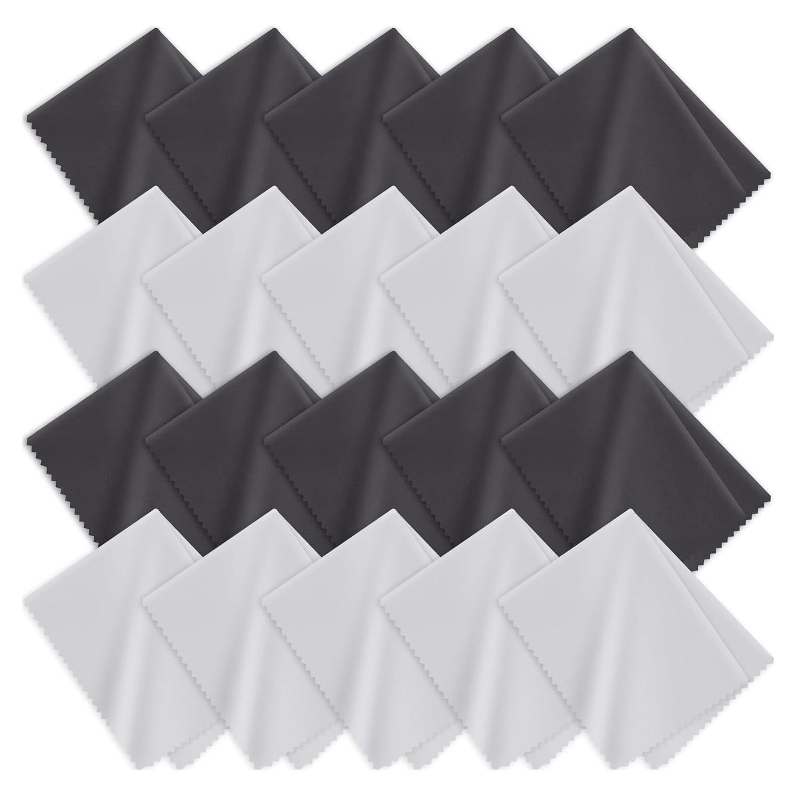 Paquete de 80 Paños de Microfibra para Gafas 15x18 cm