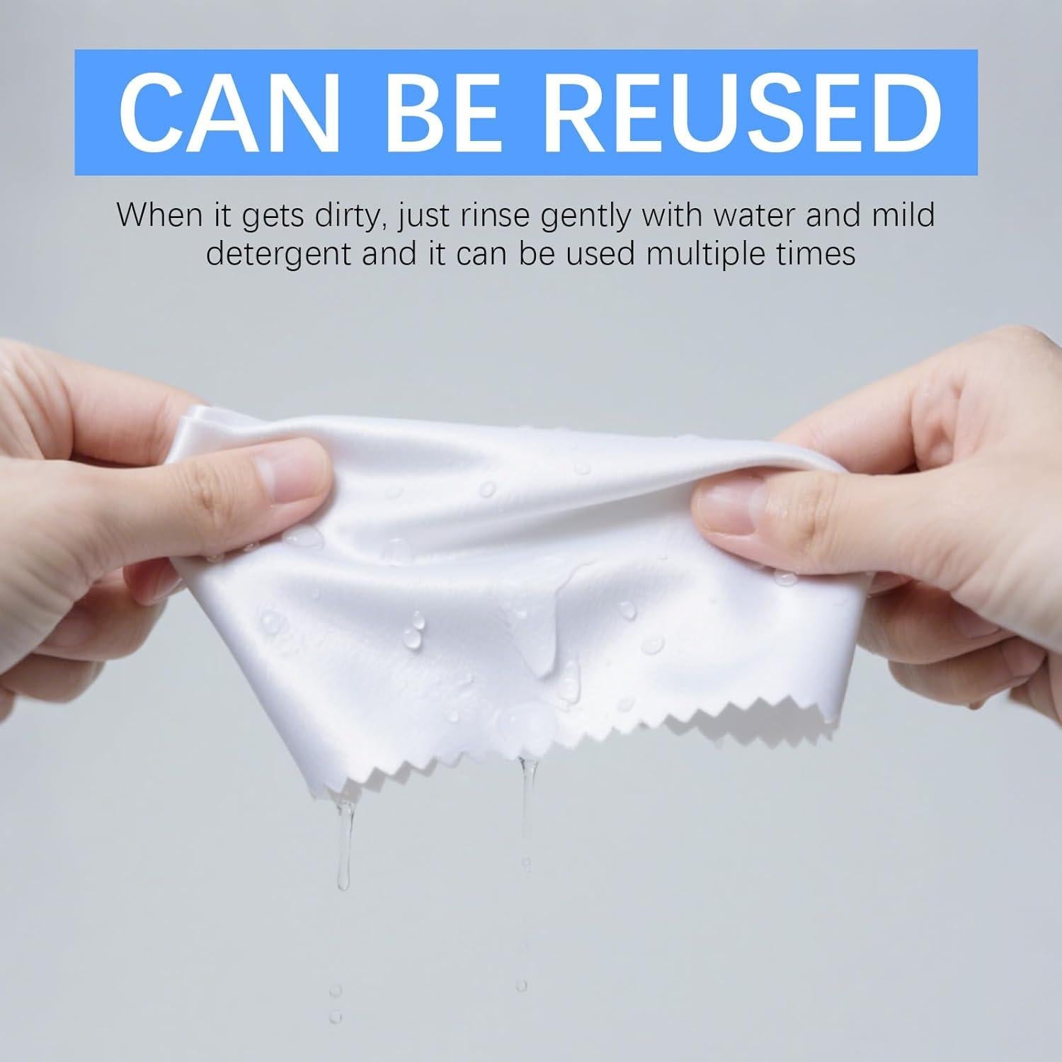 Paquete de 80 Paños de Microfibra para Gafas 15x18 cm