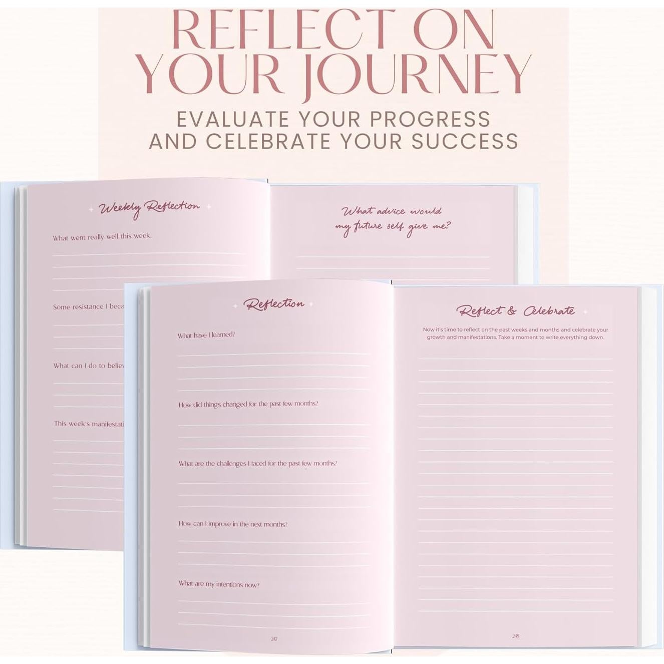 Diario de Manifestación Epic Self A5 Azul Claro - 14 Semanas