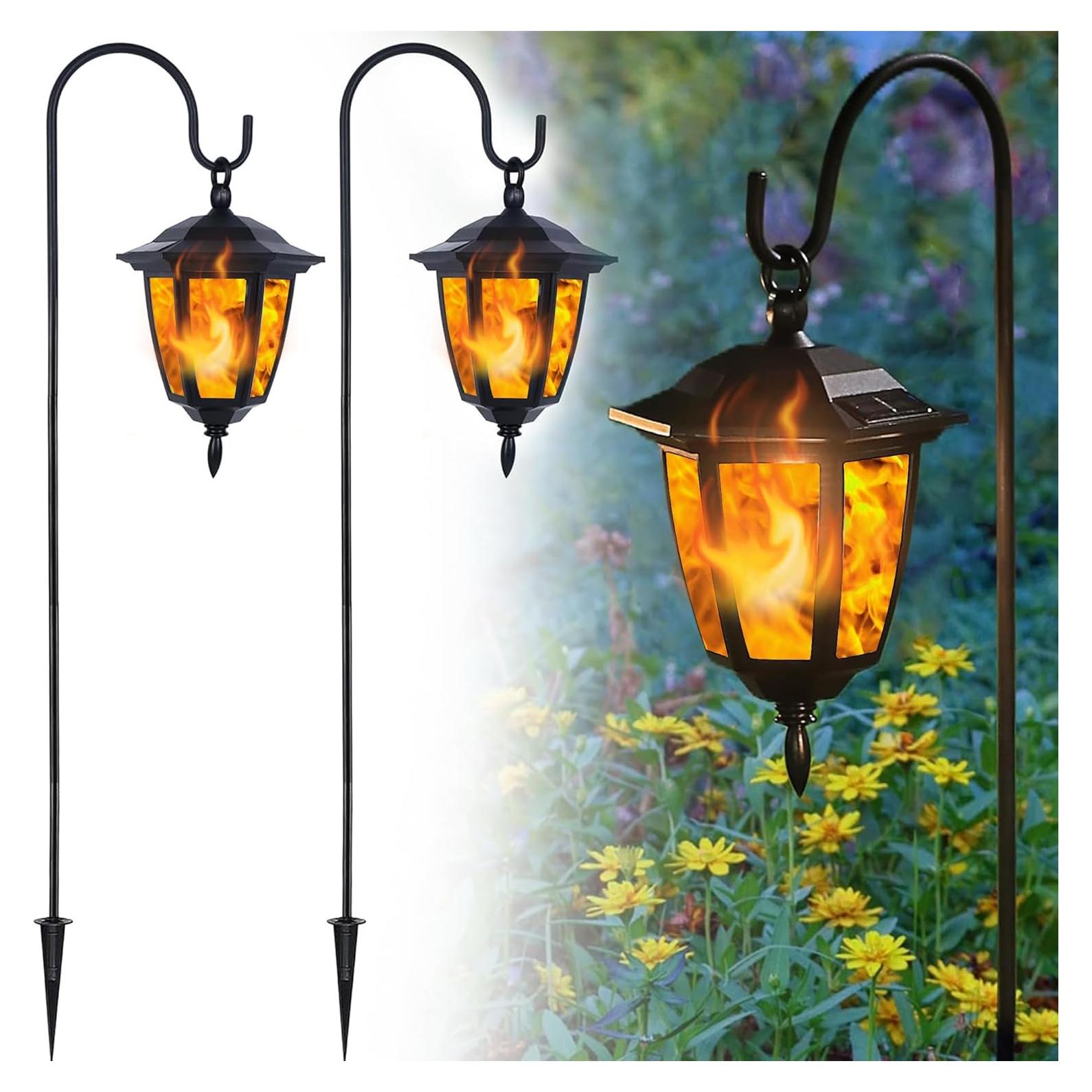 Luces Colgantes de Llama Solar Dynaming 2 Piezas LED Jardín