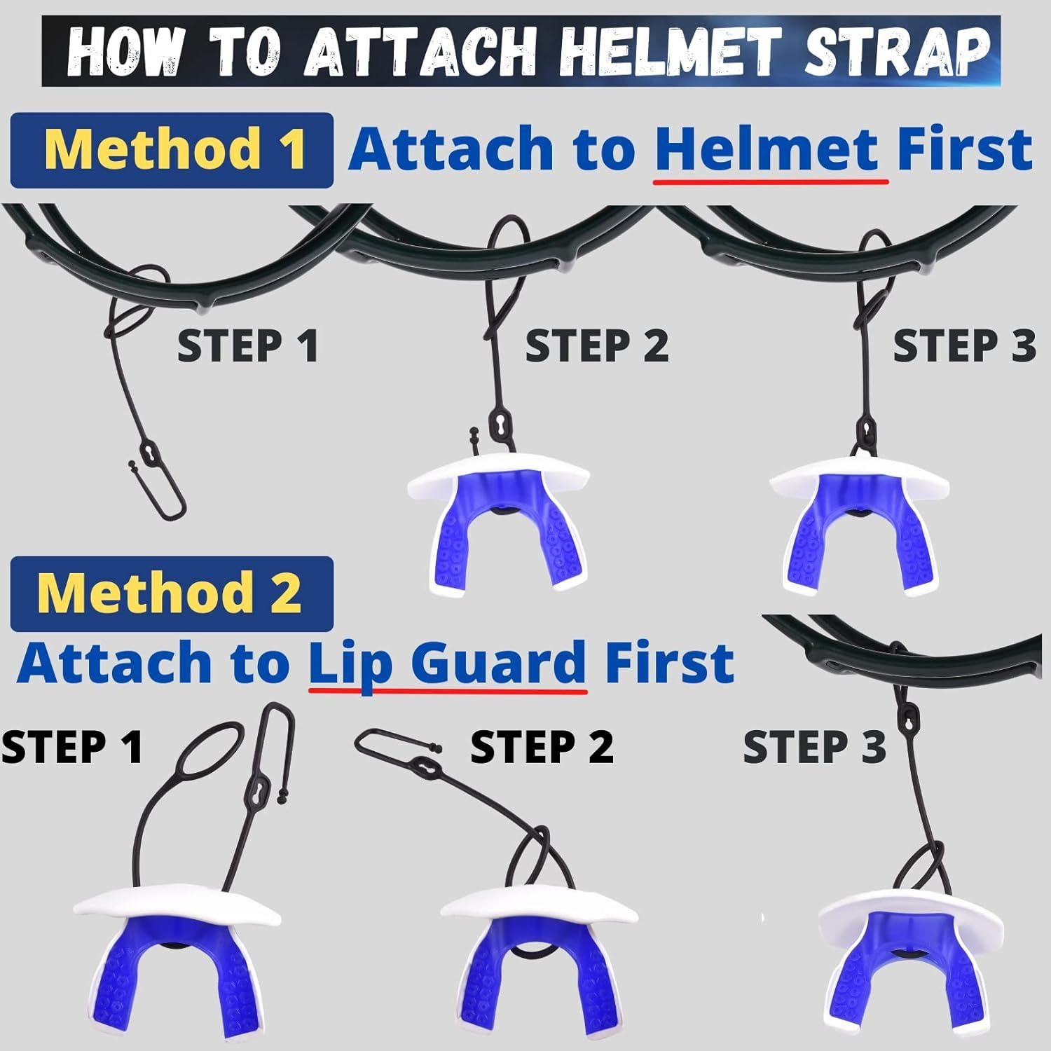 Protector Bucal Juvenil Oral Mart Bandera EE. UU. Sin Hervir