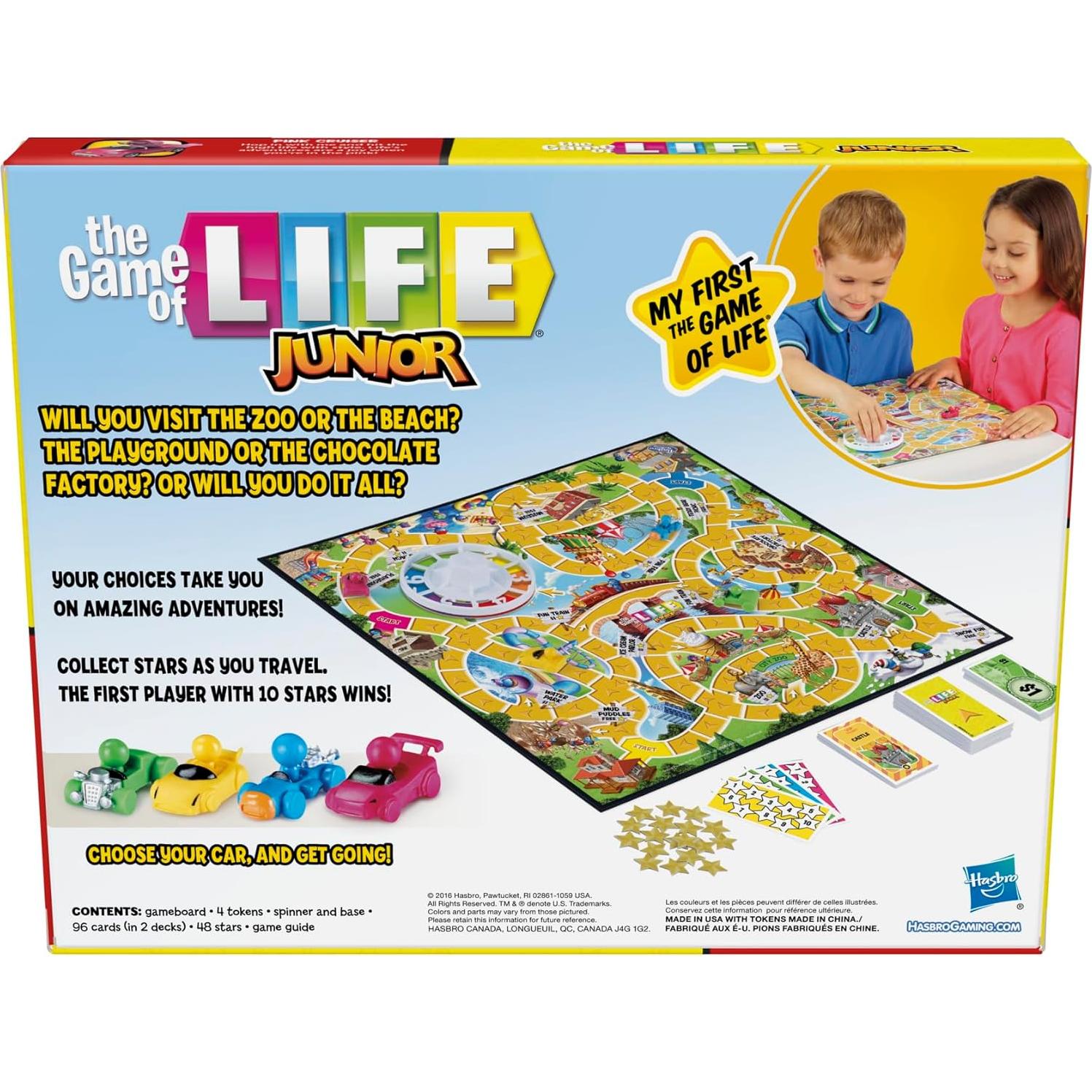 Juego de Mesa El Juego de la Vida Junior Hasbro 5+ Años