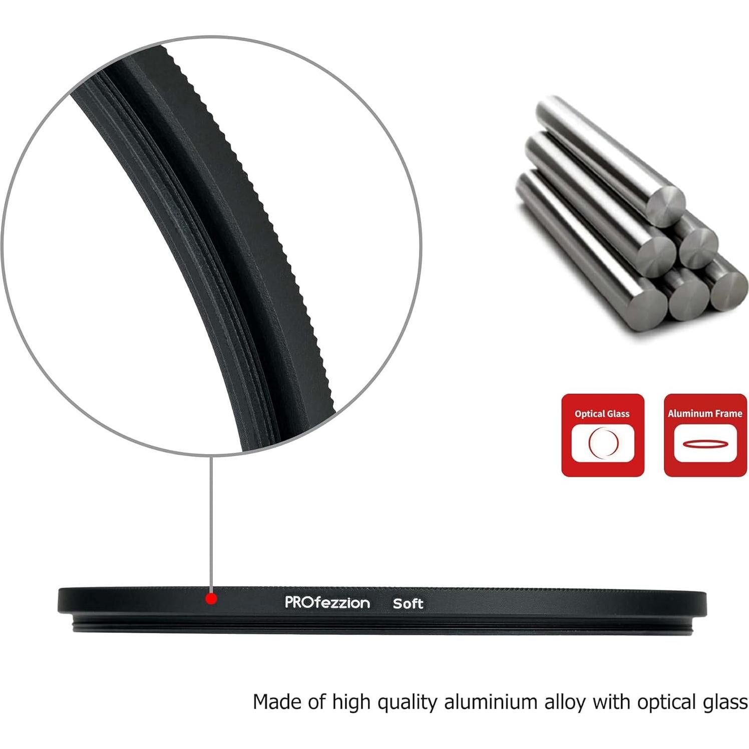 Filtro de Difusión Suave PROfezzion 37mm para Cámaras Olympus