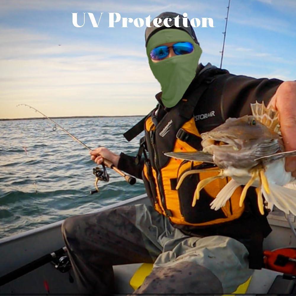 Balaclava Gaiter Refrigerante Wheebo 12 Piezas UV Verde Militar