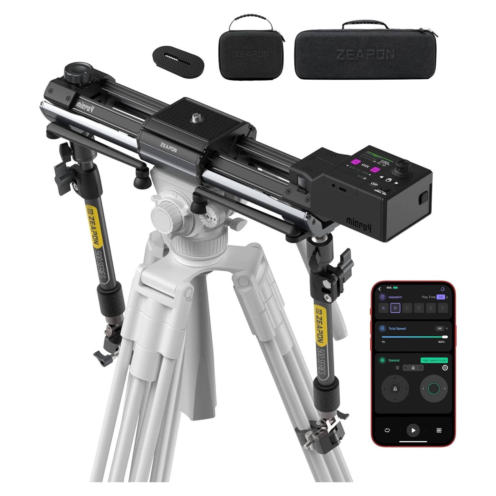 Deslizador de Cámara Motorizado Zeapon Micro4 E500 68.6cm