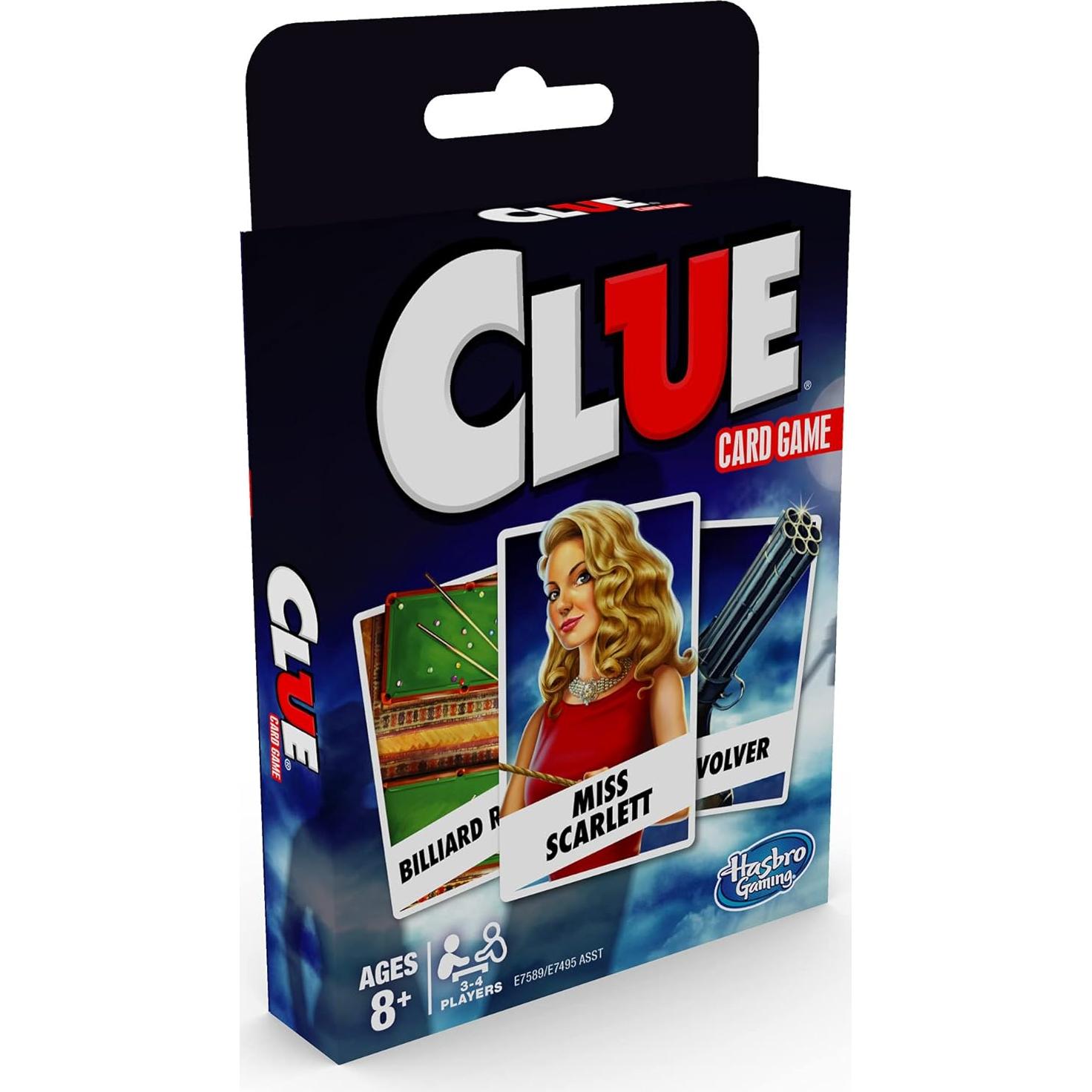 Juego de Cartas Clue Hasbro, Estrategia para 3-4 Jugadores