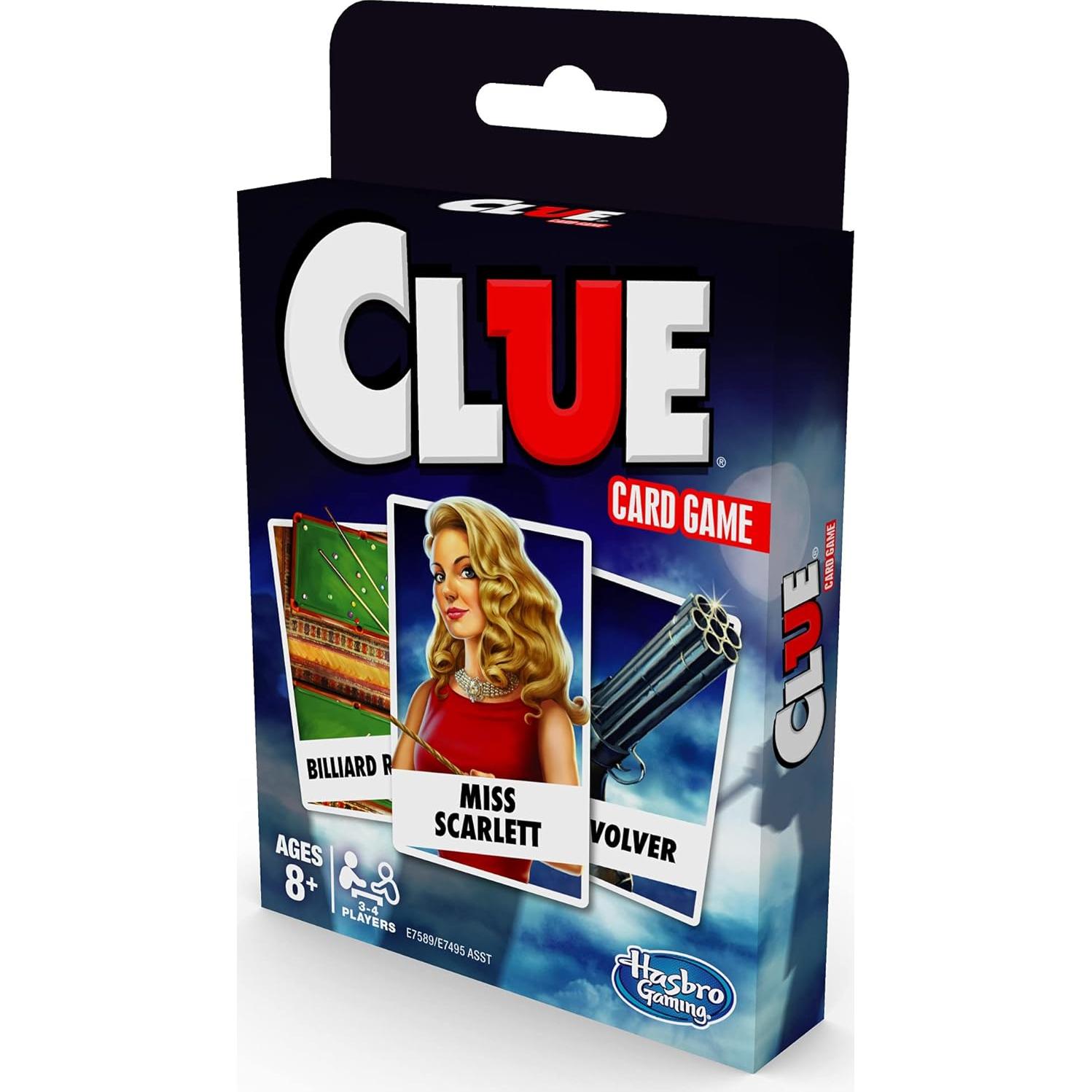 Juego de Cartas Clue Hasbro, Estrategia para 3-4 Jugadores
