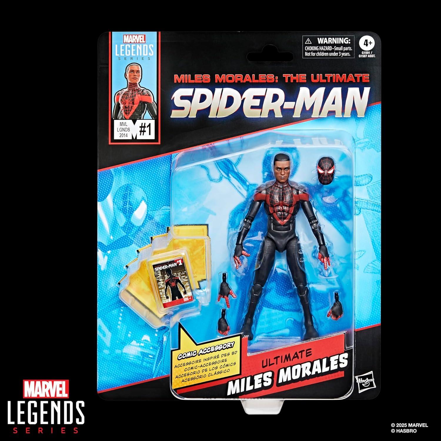 Figura de acción Marvel Legends Ultimate Miles Morales 15 cm