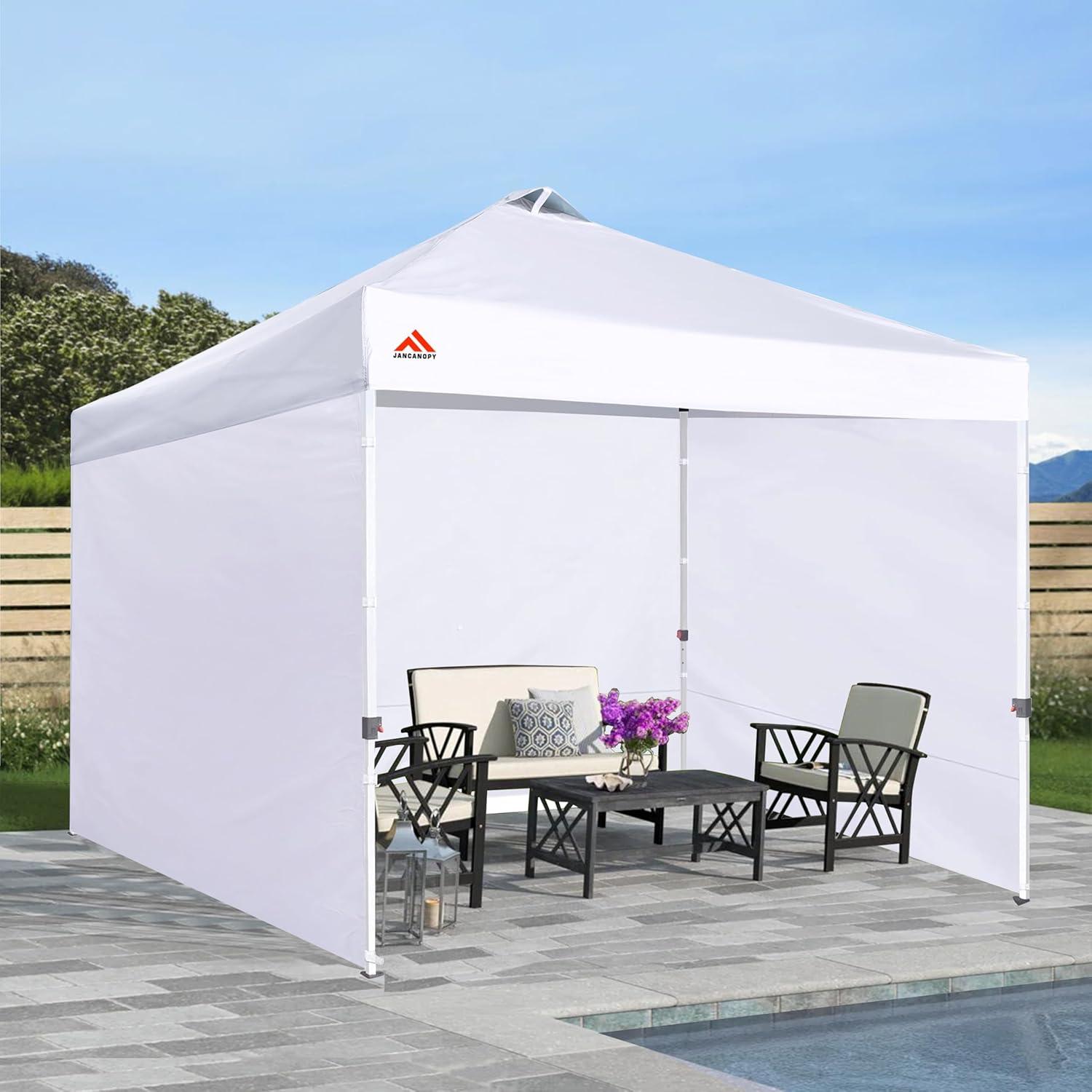 Paredes Laterales Carpa Canopy JANCANOPY 3 Pcs 1.98x3.05m Gris Claro