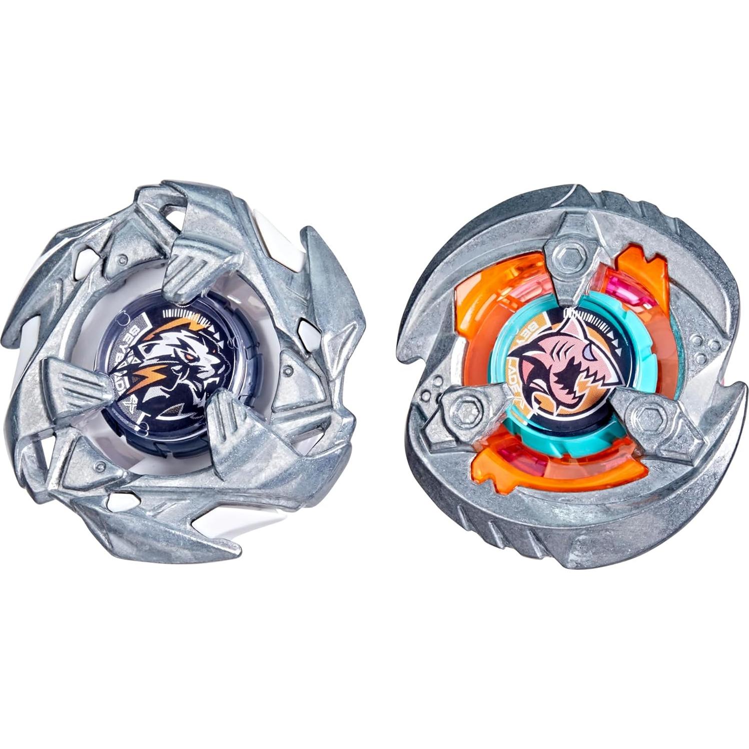 Beyblade X Paquete Doble Gill Shark 4-70O y Pearl Tiger 3-60U