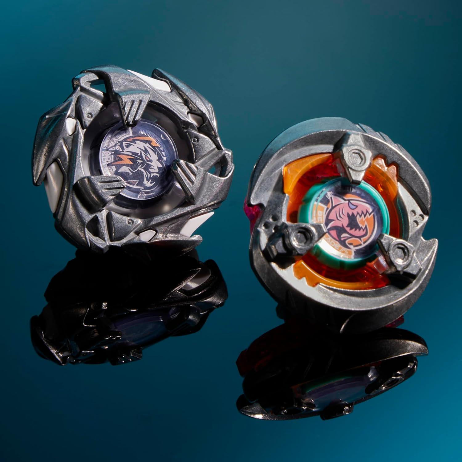 Beyblade X Paquete Doble Gill Shark 4-70O y Pearl Tiger 3-60U