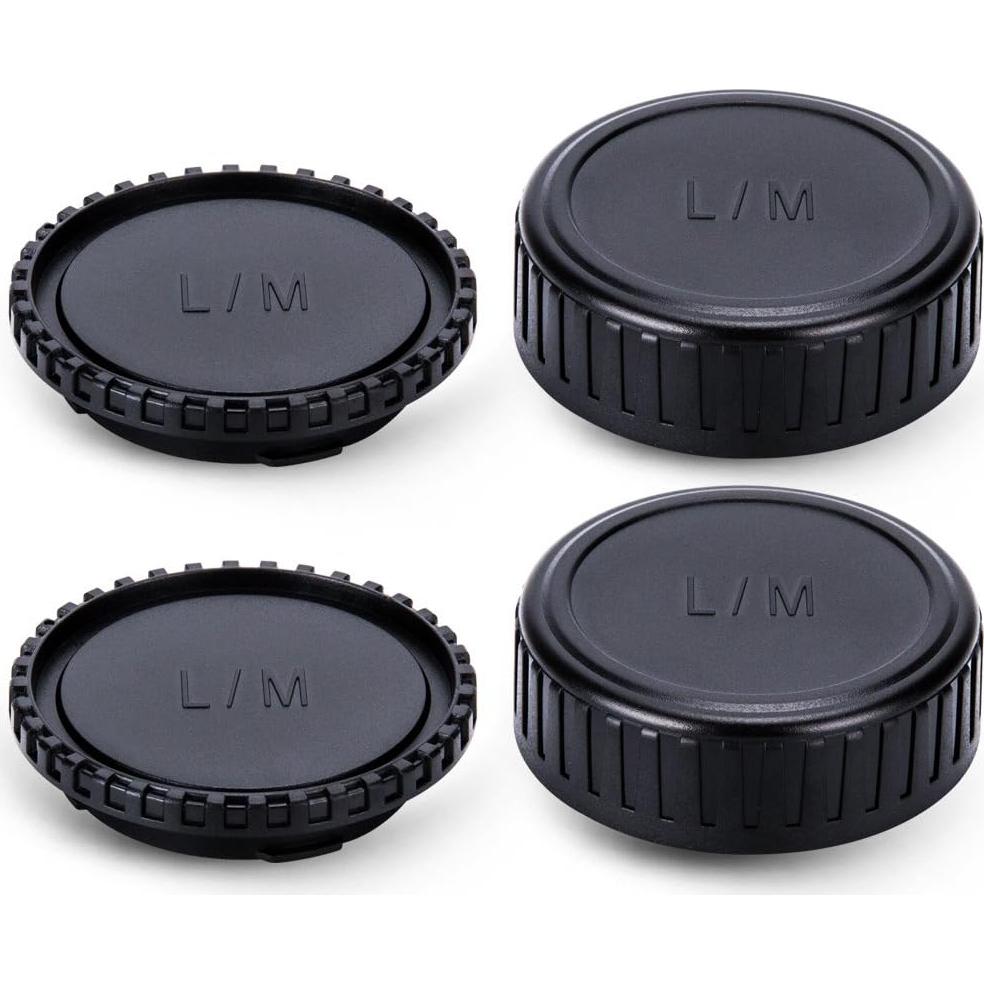 Kit de tapas JJC para cámaras y lentes Leica M - 2 piezas