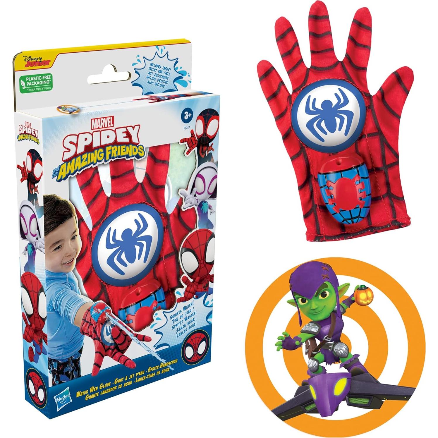 Guante de Agua Spidey y Sus Asombrosos Amigos Hasbro 3+ Años