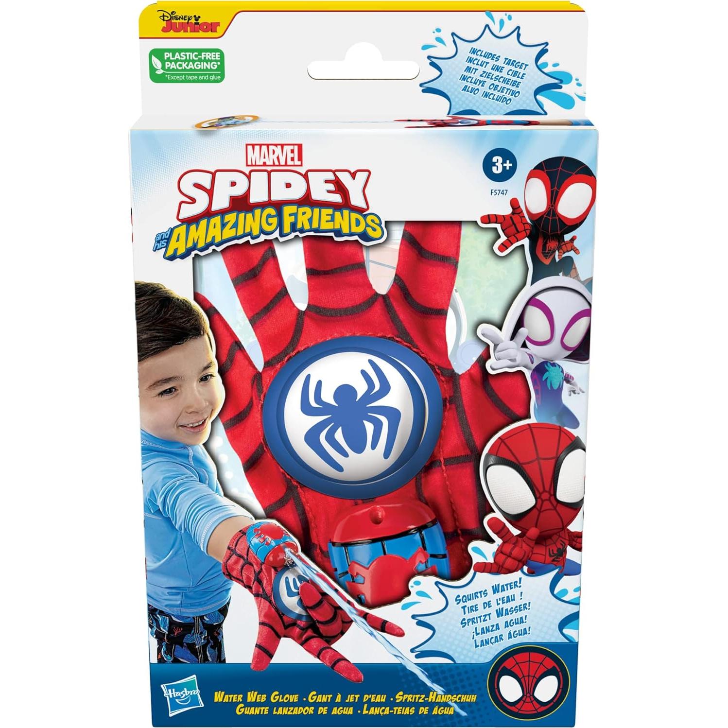 Guante de Agua Spidey y Sus Asombrosos Amigos Hasbro 3+ Años