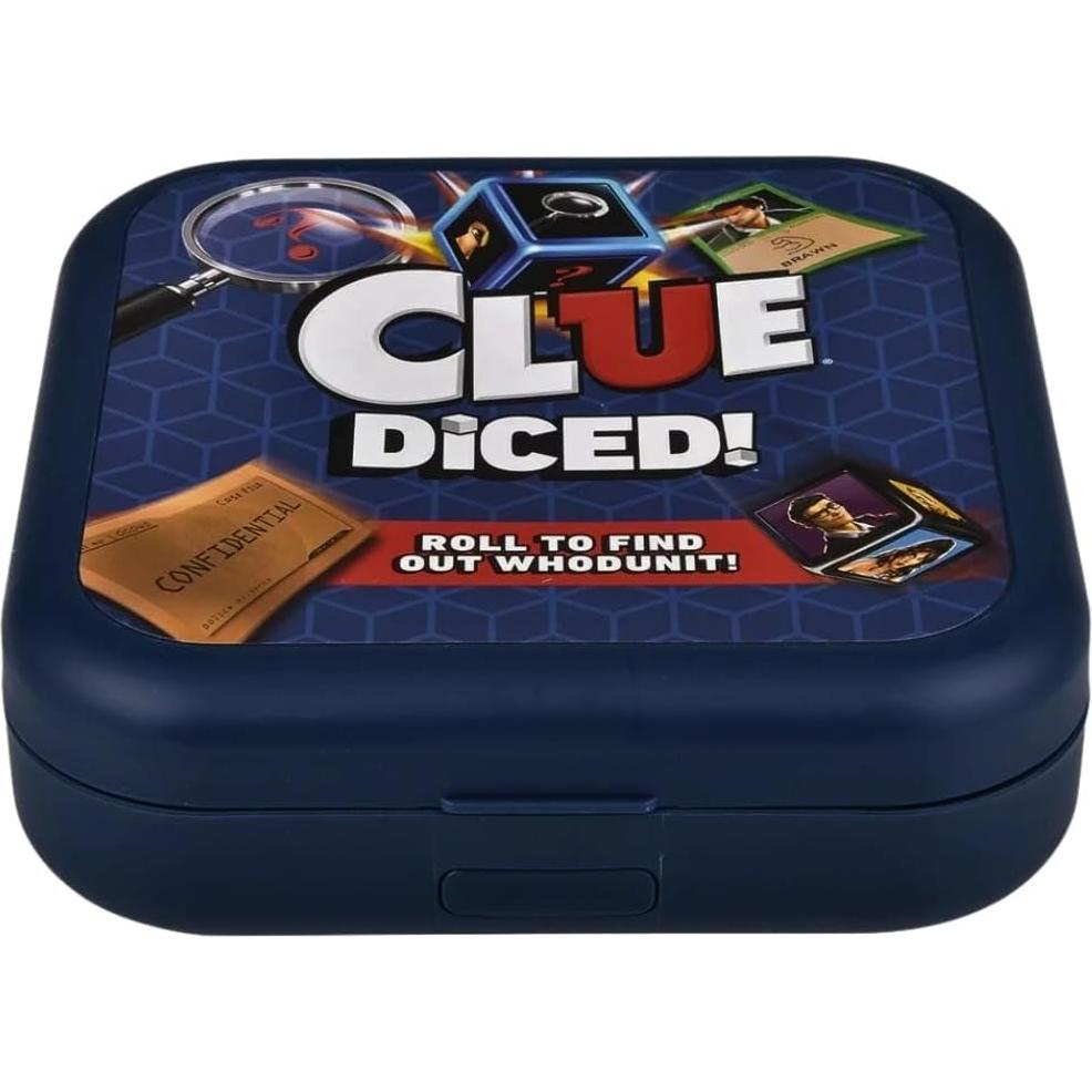 Juego Clue Diced Hasbro, Juego de Dados Portátil 3-4 Jugadores