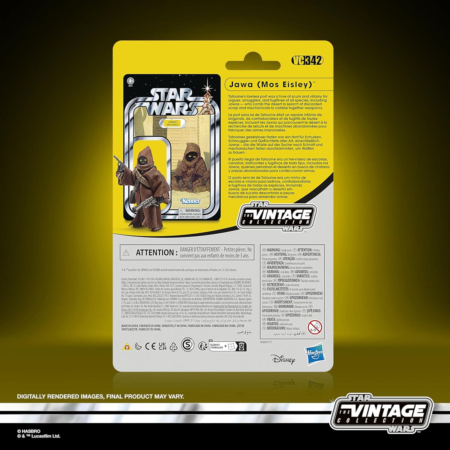 Figura de Acción Star Wars Hasbro Jawa Mos Eisley 9.5 cm