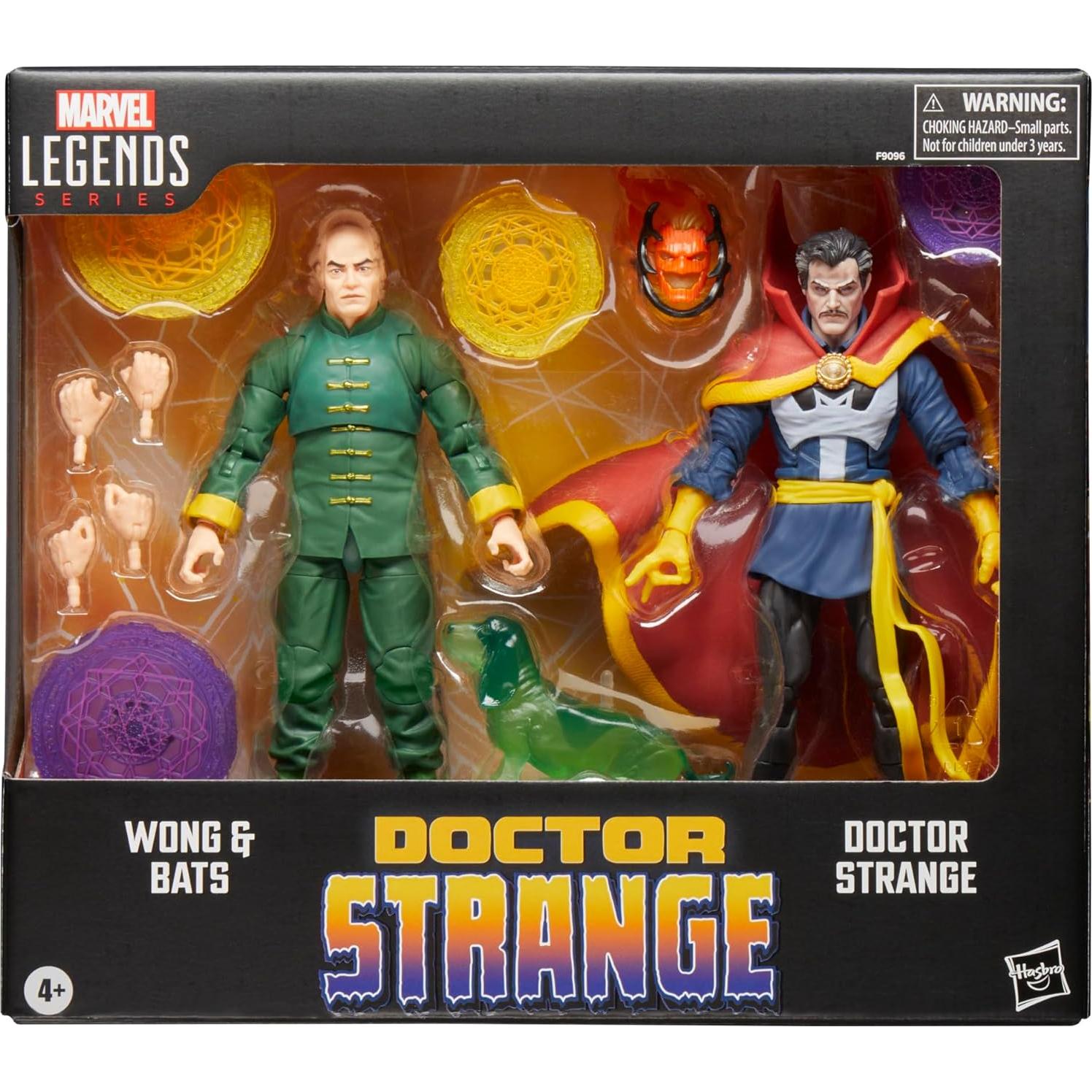 Figuras de Acción Marvel Legends Doctor Strange y Wong 15 cm