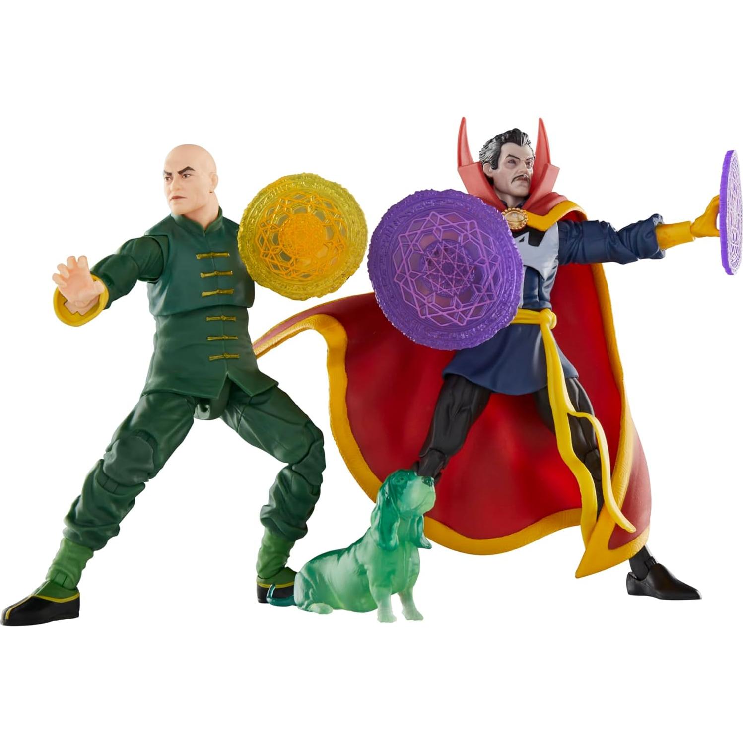 Figuras de Acción Marvel Legends Doctor Strange y Wong 15 cm