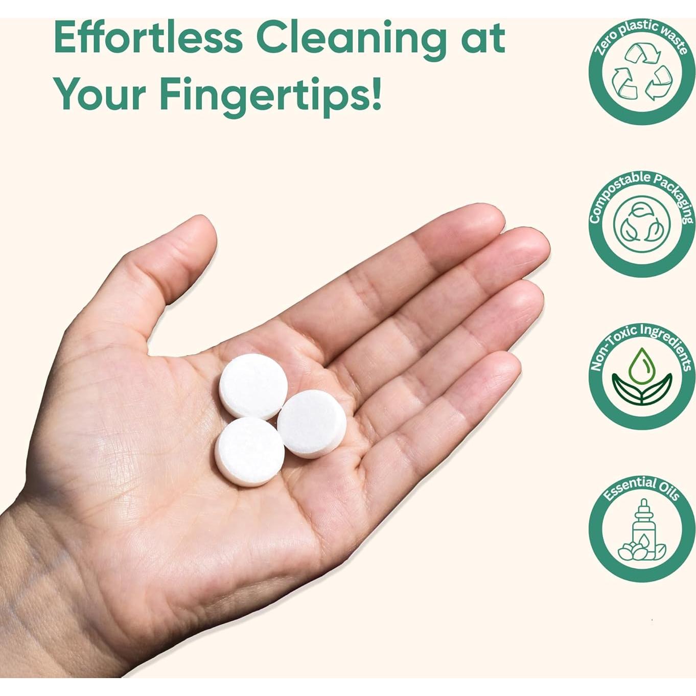 Kit de Limpieza Natural Green Llama - Tabletas Ecológicas Multiuso