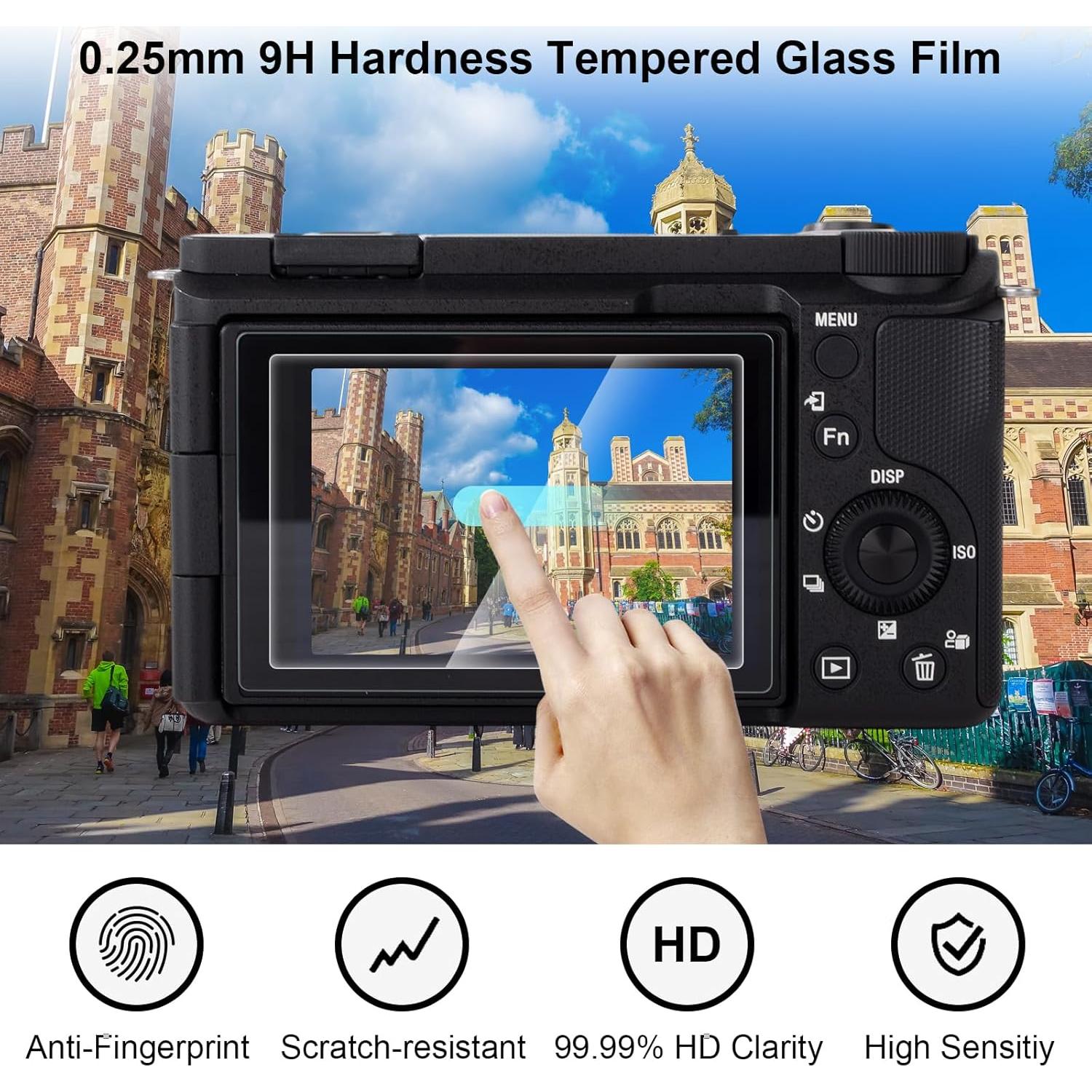 Funda de Silicona Rieibi para Cámara Ricoh GR III/GR IIIx con 2 Protectores