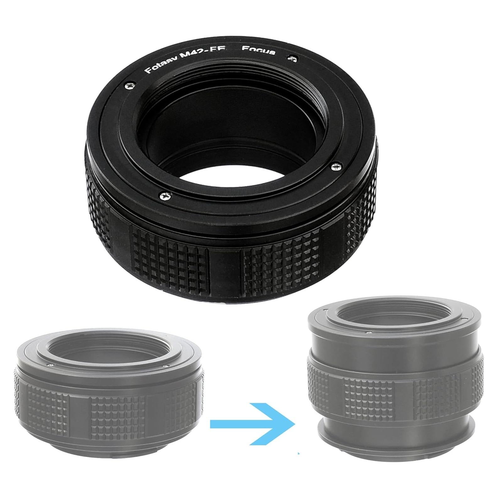 Adaptador Helicoidal M42 a Montura E Sony - Fotasy 32mm