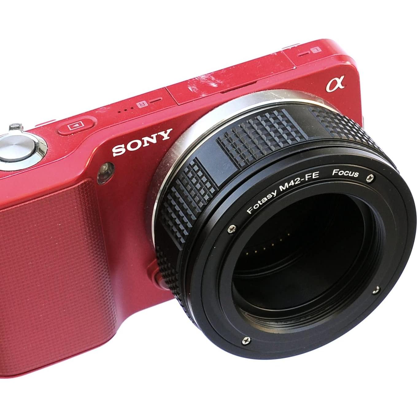 Adaptador Helicoidal M42 a Montura E Sony - Fotasy 32mm