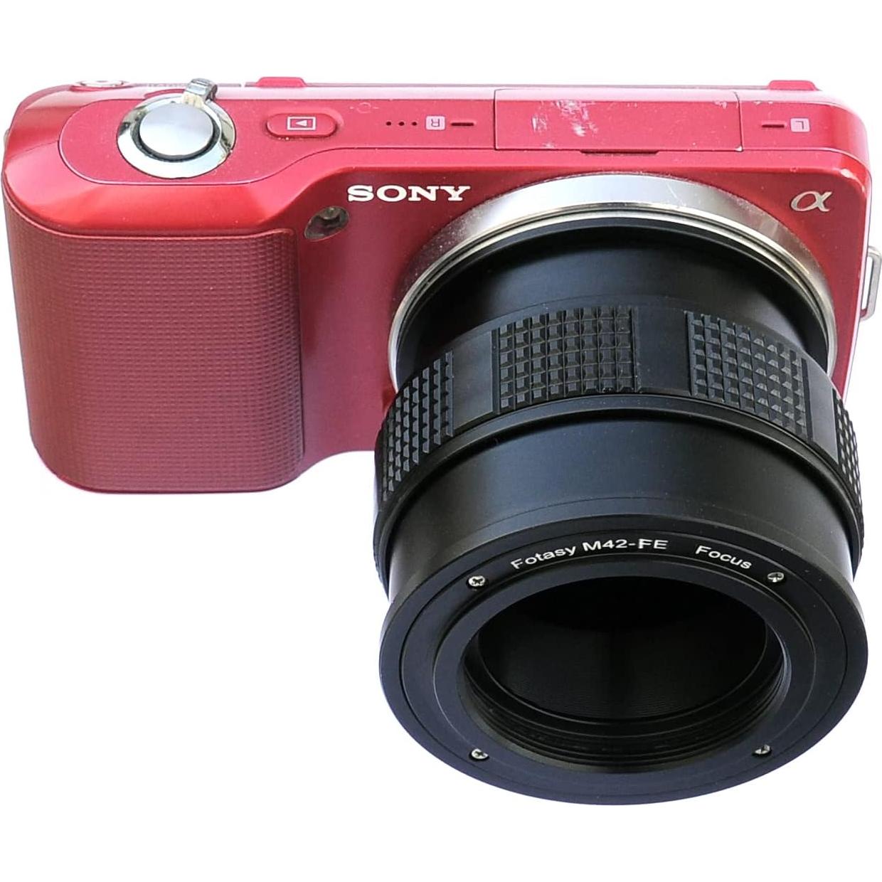 Adaptador Helicoidal M42 a Montura E Sony - Fotasy 32mm