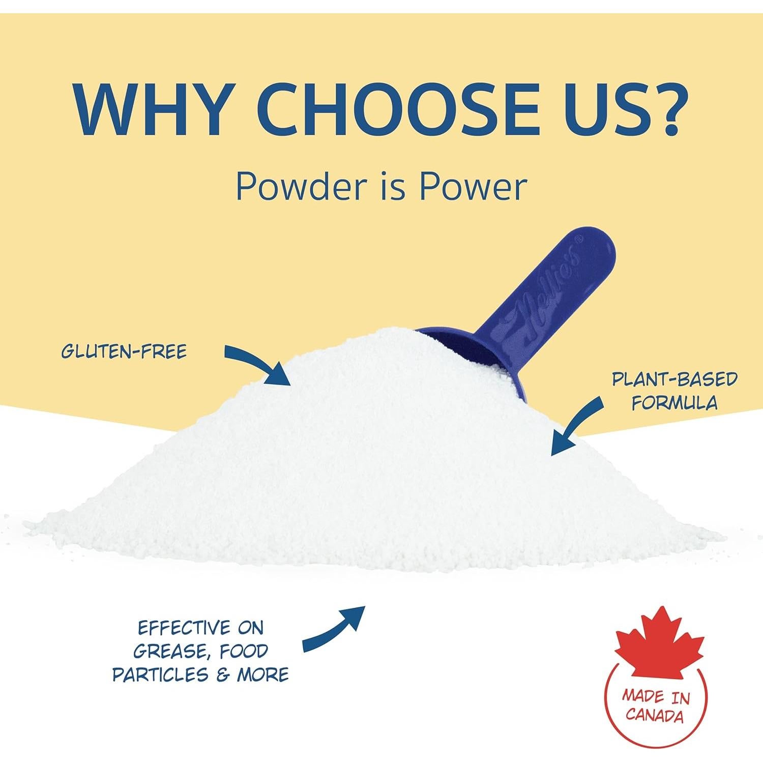 Detergente para Lavavajillas Nellie's - 50 Cargas - Ecológico