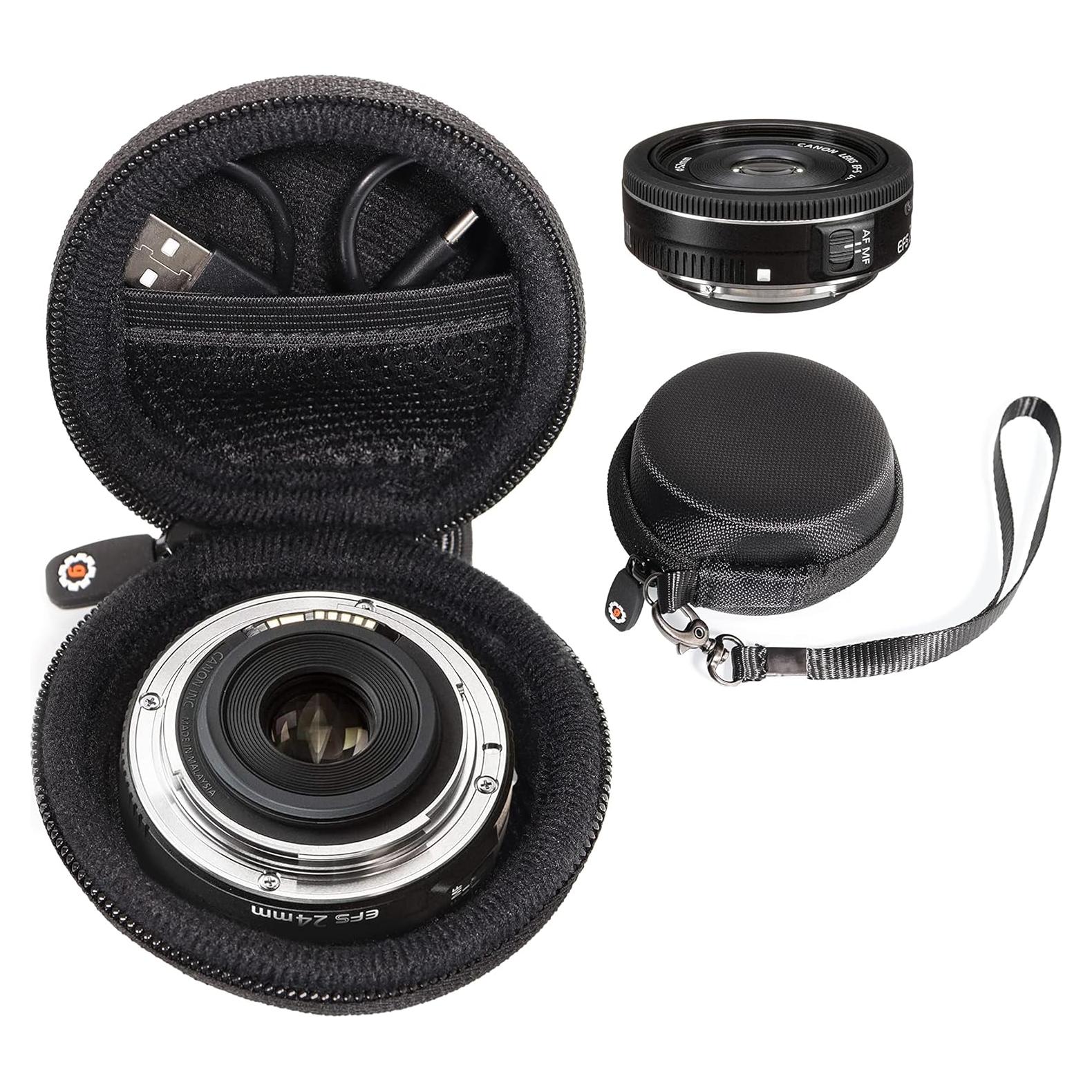 Funda Semi-Dura WGear para Lentes DSLR Mediana Negra