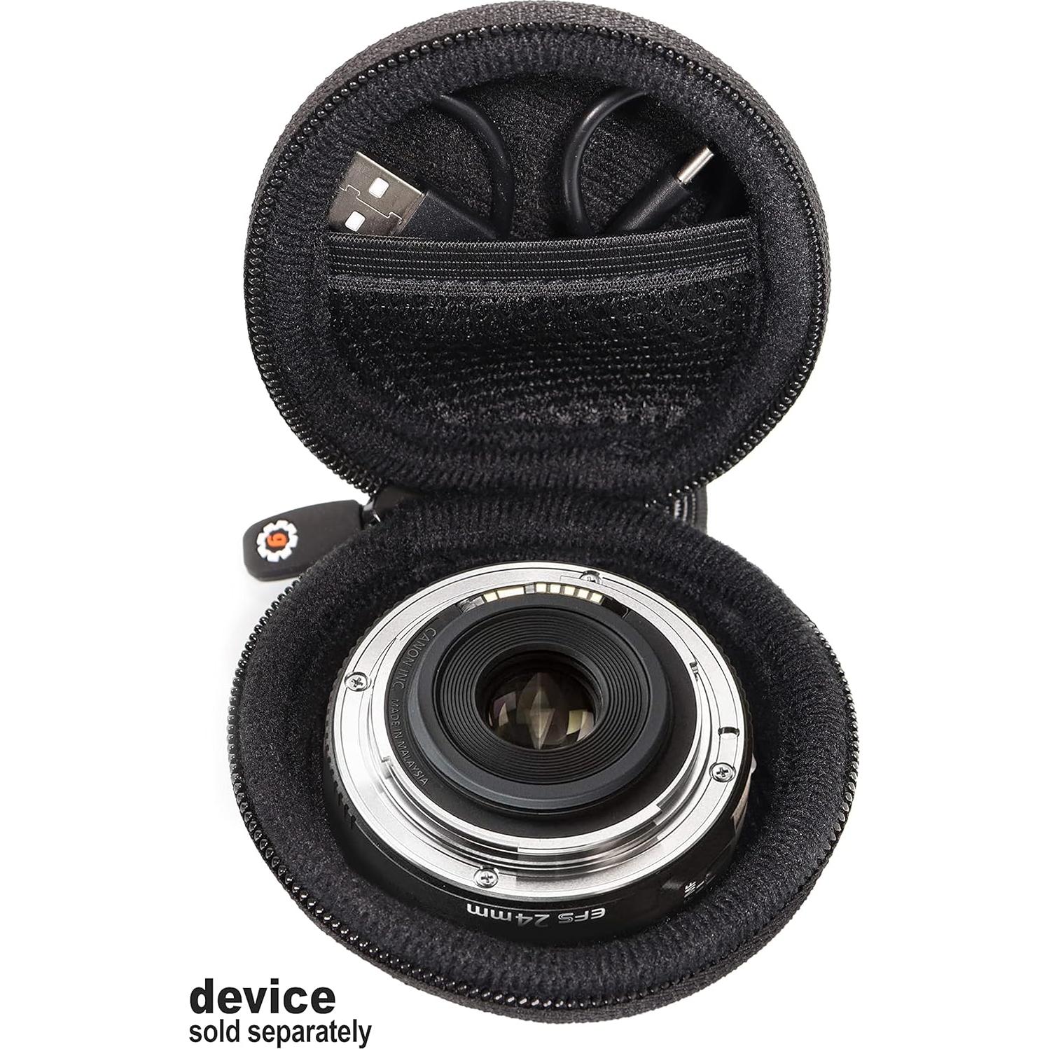 Funda Semi-Dura WGear para Lentes DSLR Mediana Negra