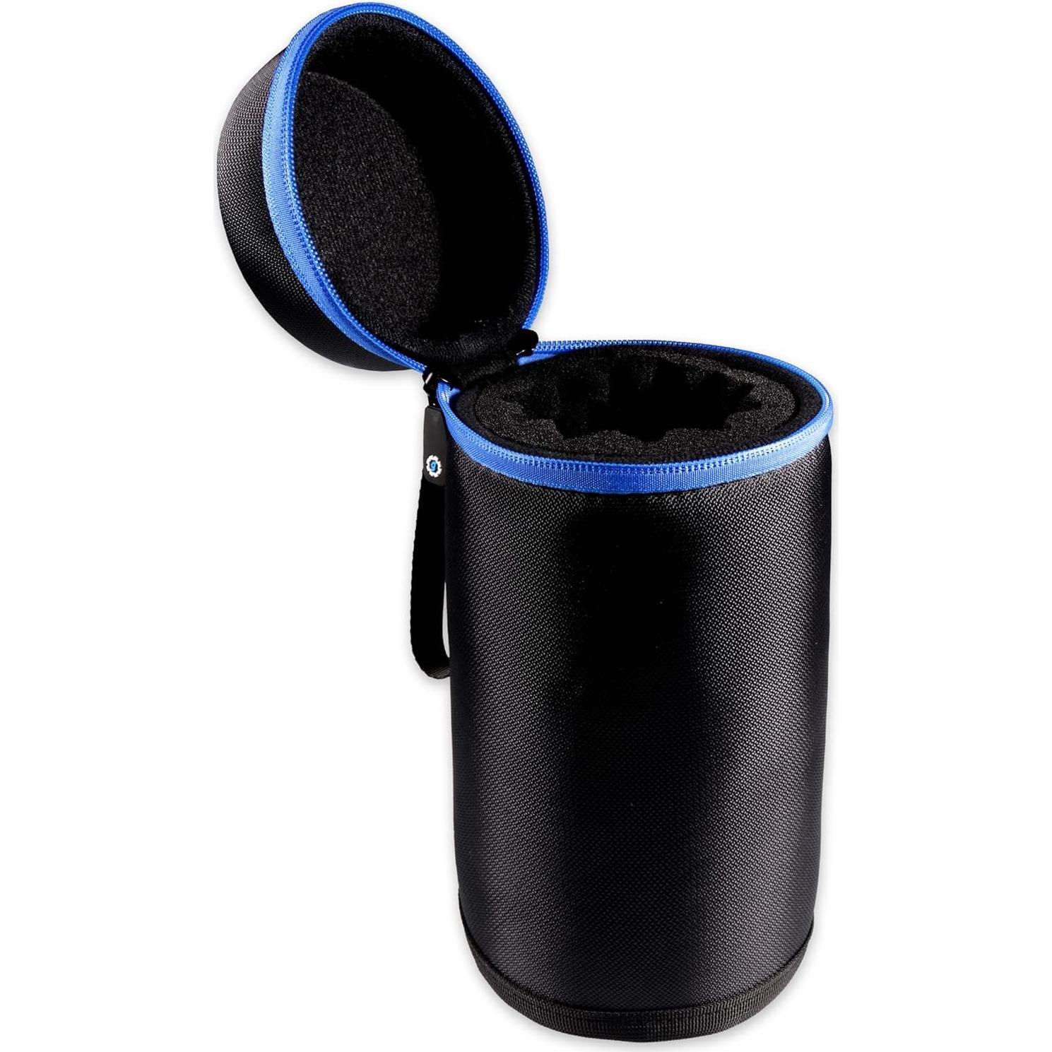 Funda Semi-Dura para Lentes de Cámara WGear Mediana Negra