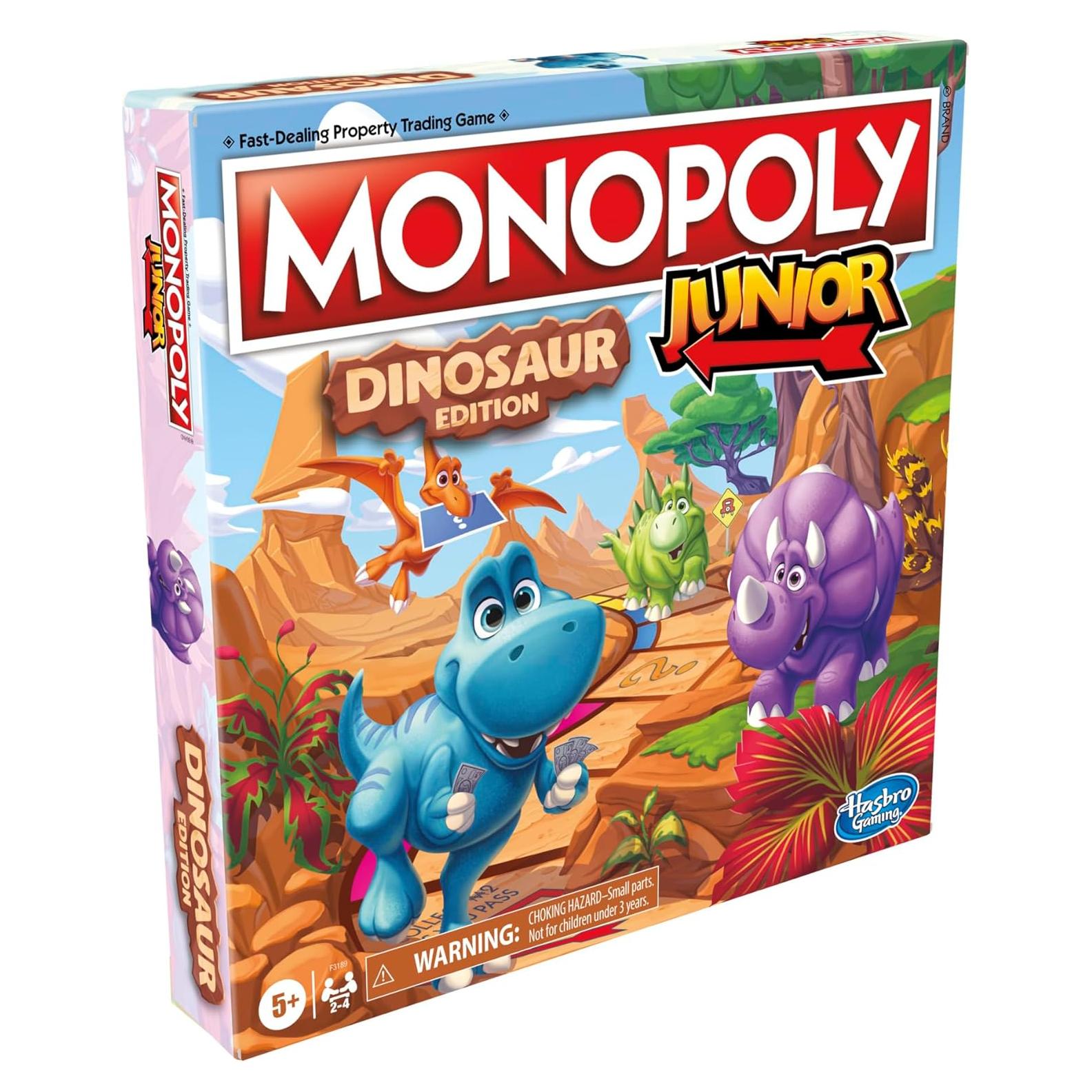 Monopoly Junior Dinosaurio Hasbro Juego de Mesa 2-4 Jugadores