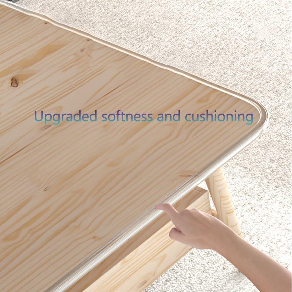 Tira de Sellado Transparente 4m PVC en U para Bordes de Muebles