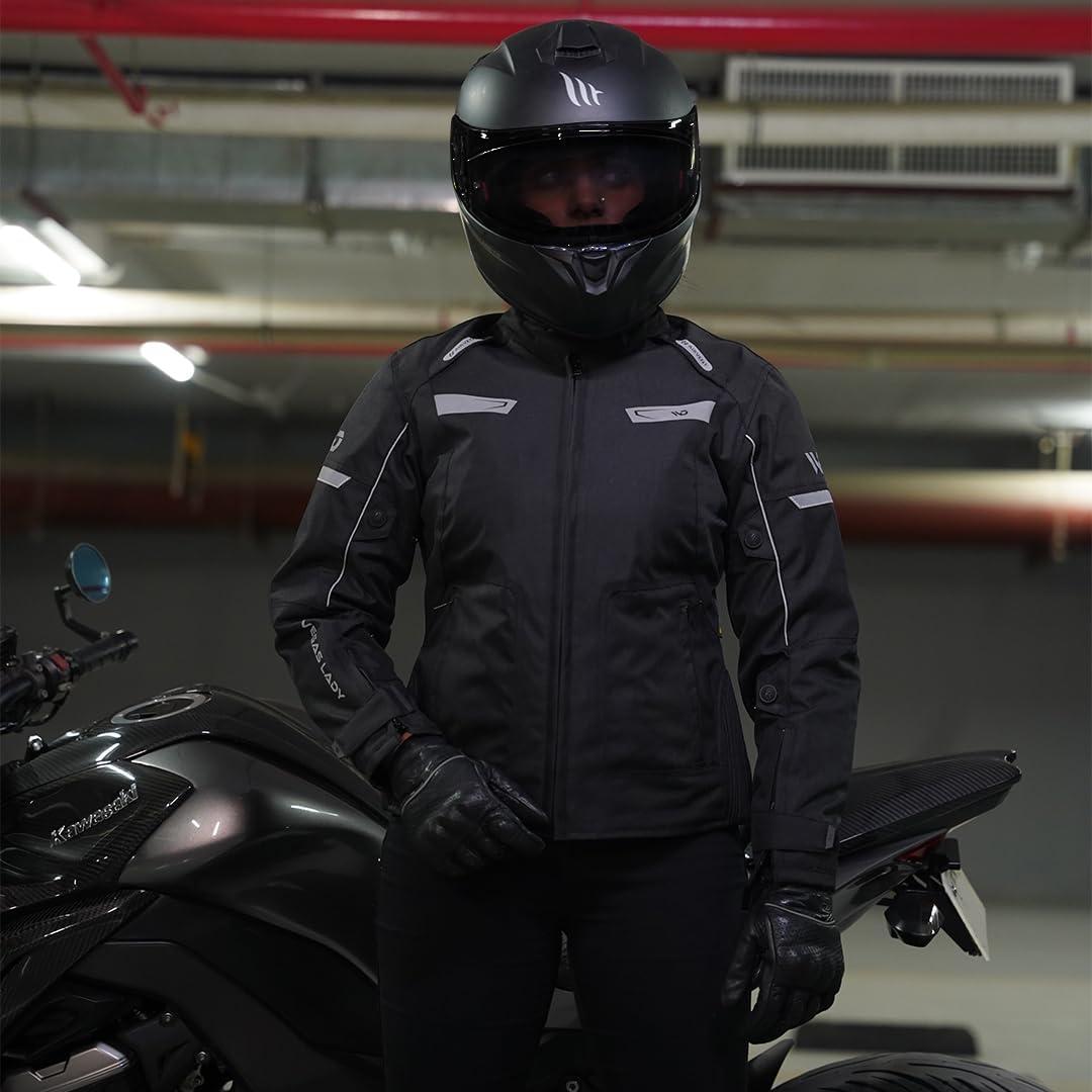 Chaqueta de motocicleta WD Vegas Lady impermeable para mujer