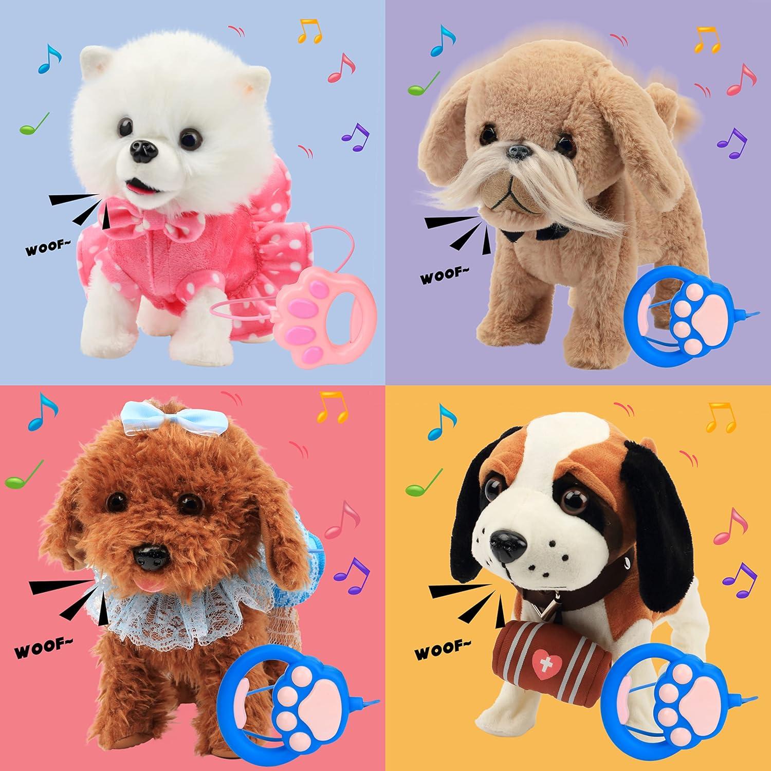 Perro Caminante Interactivo Hopearl 23 cm con Control Remoto