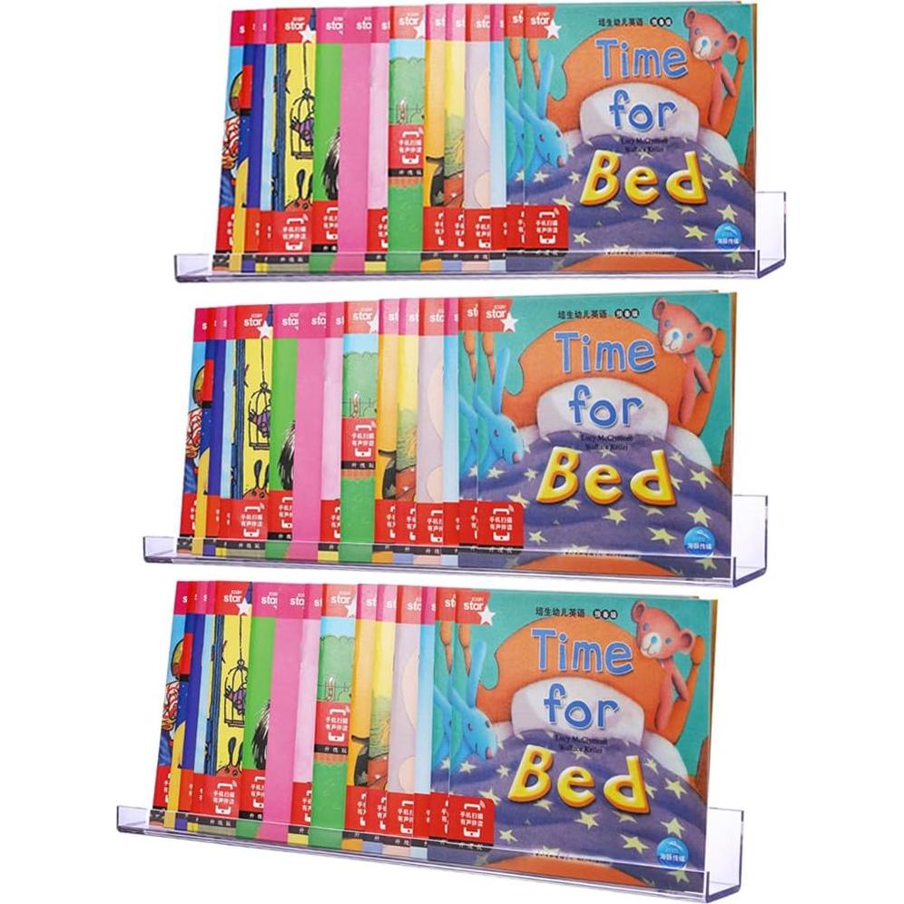 Estantes Flotantes Sooyee 3 Pack 38.1 cm Acrílico Transparente