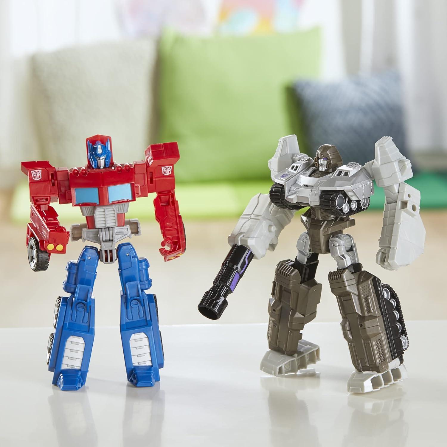 Transformers Paquete de Acción Optimus Prime y Megatron 18 cm