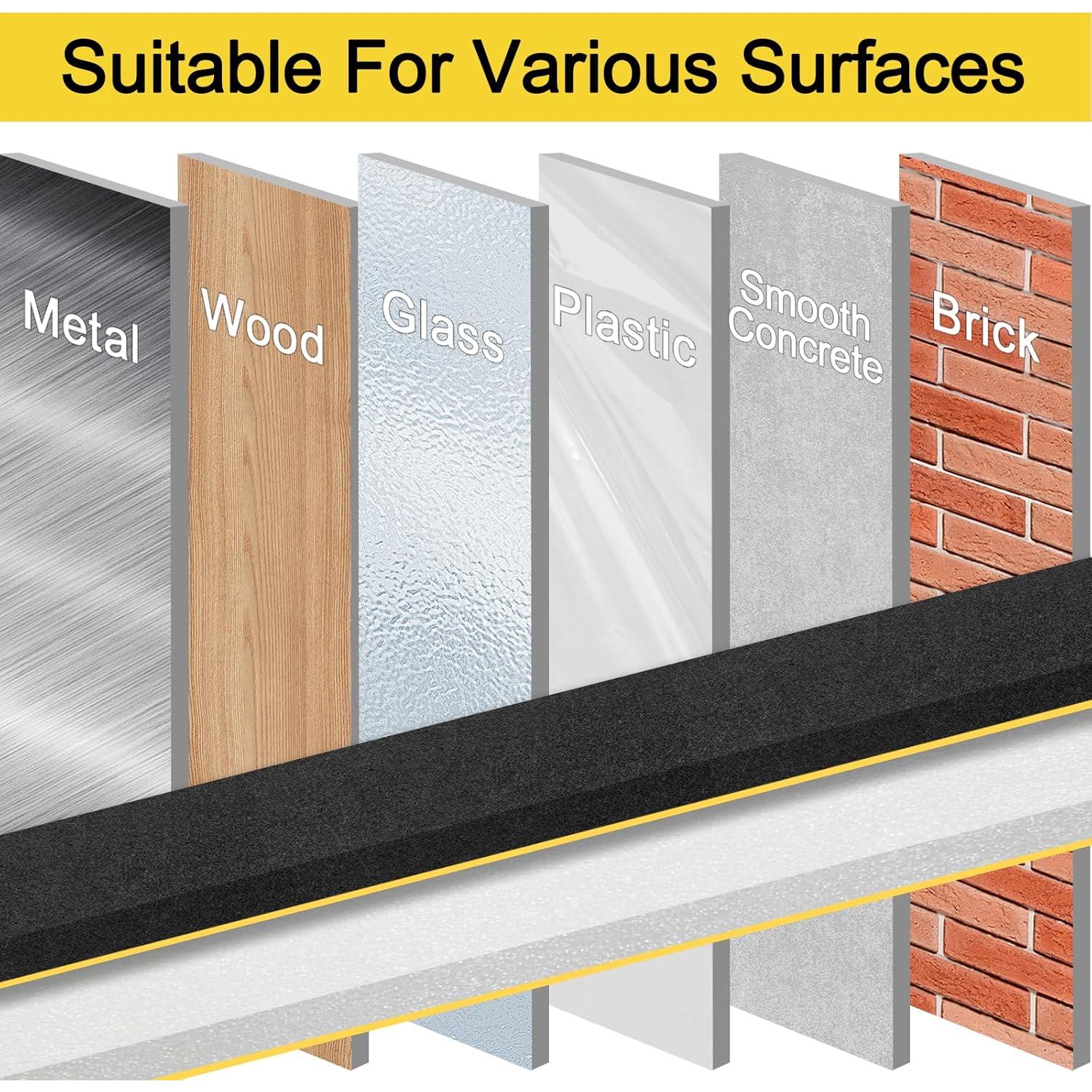 Tira de Sellado EGOFIX Negra 5m para Puertas y Ventanas