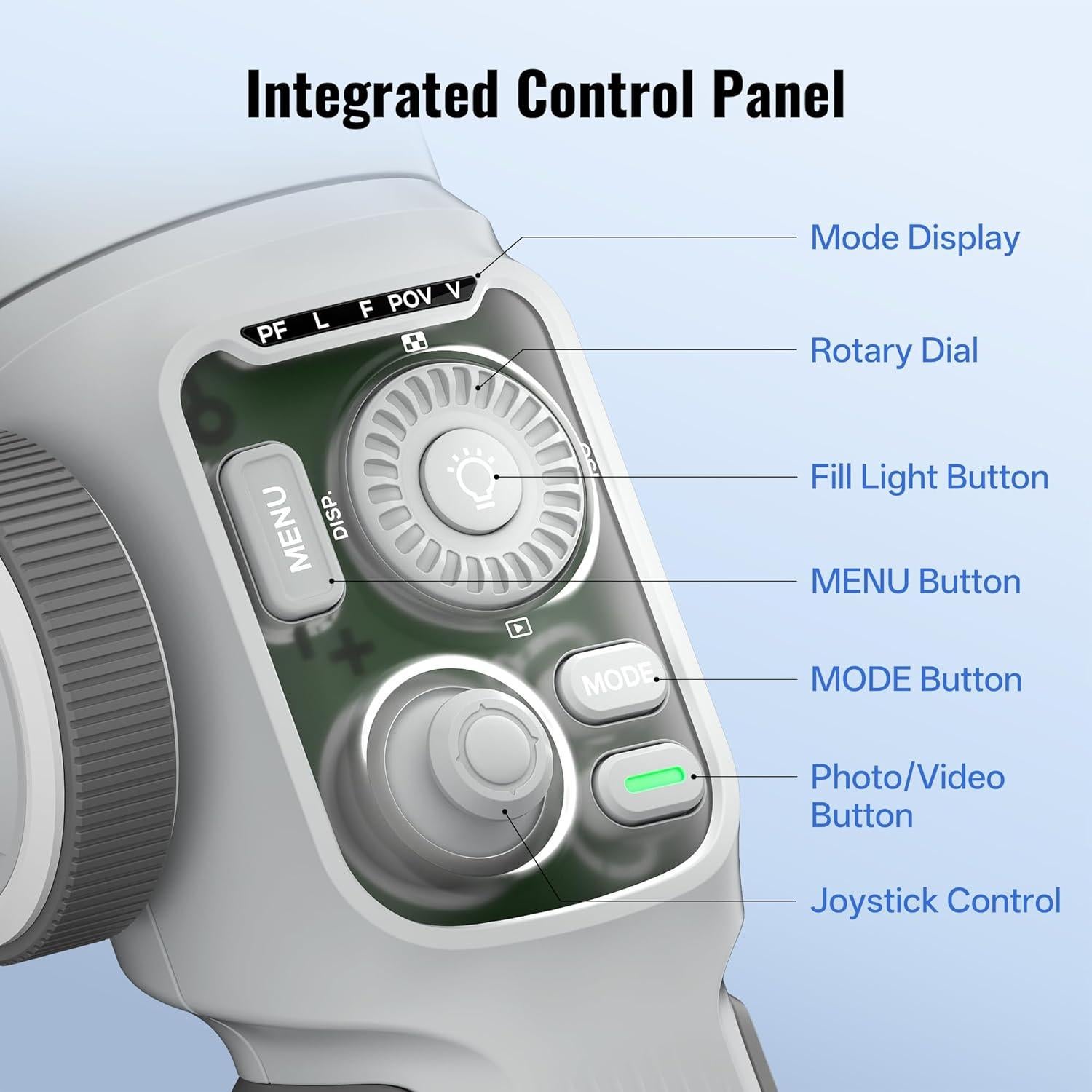 Estabilizador Gimbal ZHIYUN Smooth 5E Combo para Smartphone 300g